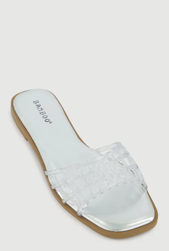 Jelly Band Slide Sandals sold by Rainbow