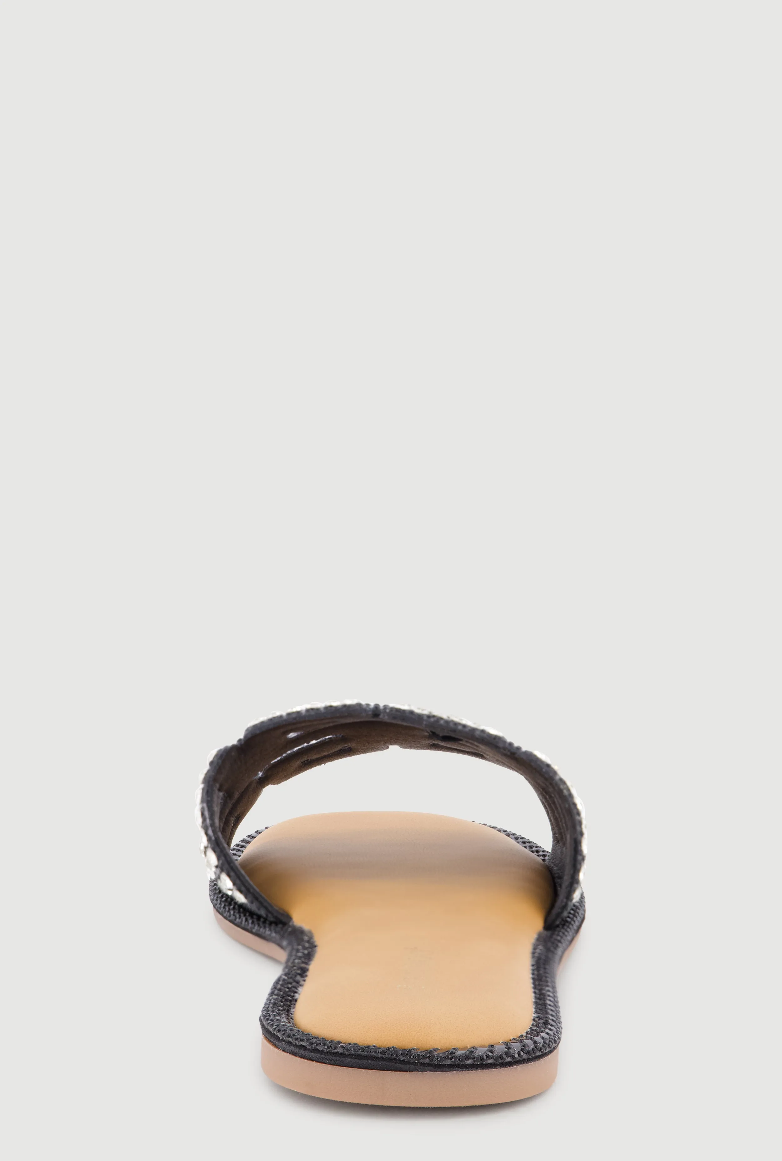 Rhinestone Greek Key Band Slide Sandals sold by Rainbow product image thumbnail 3