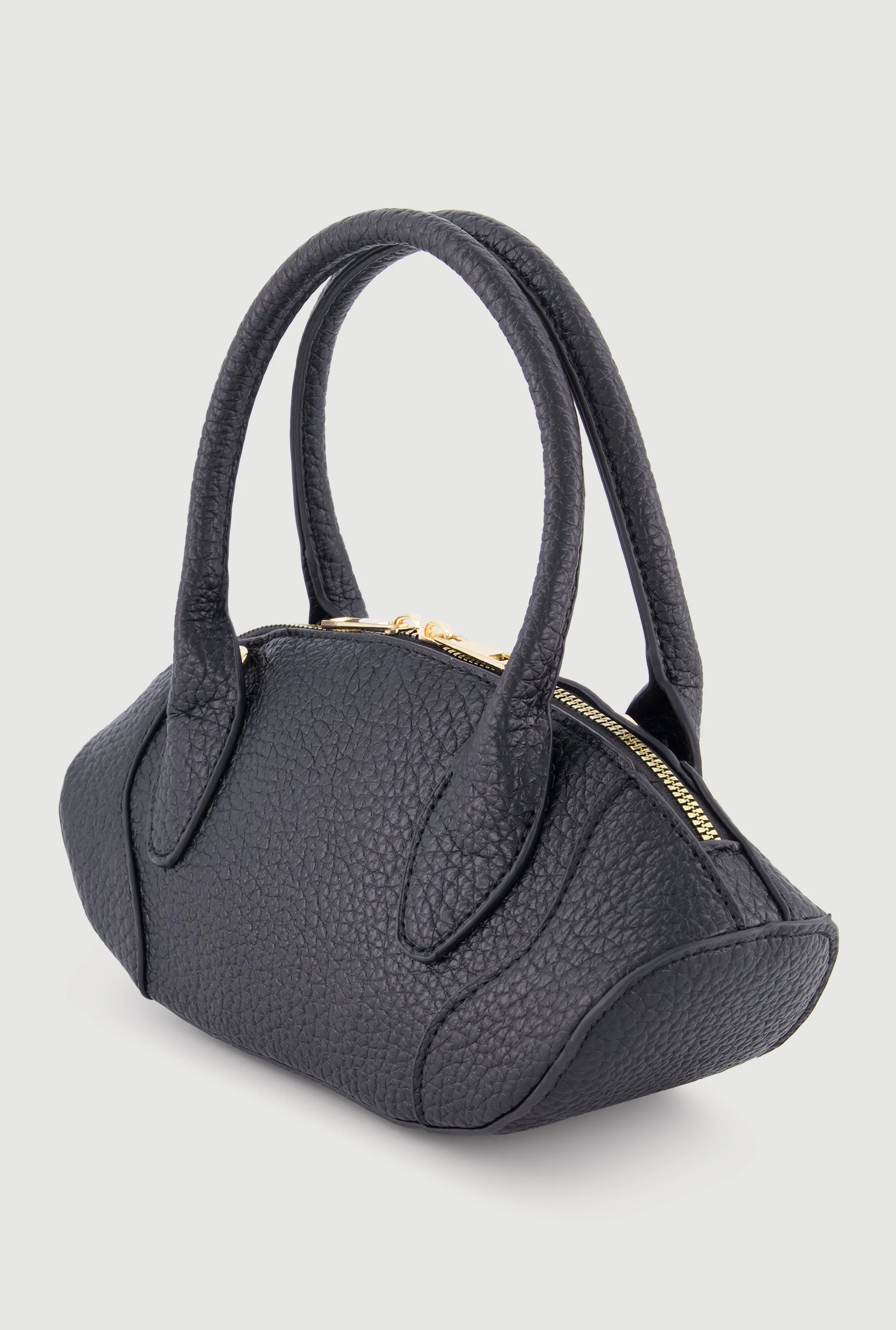 Faux Leather Top Handle Convertible Crossbody Bag sold by Rainbow product image thumbnail 5