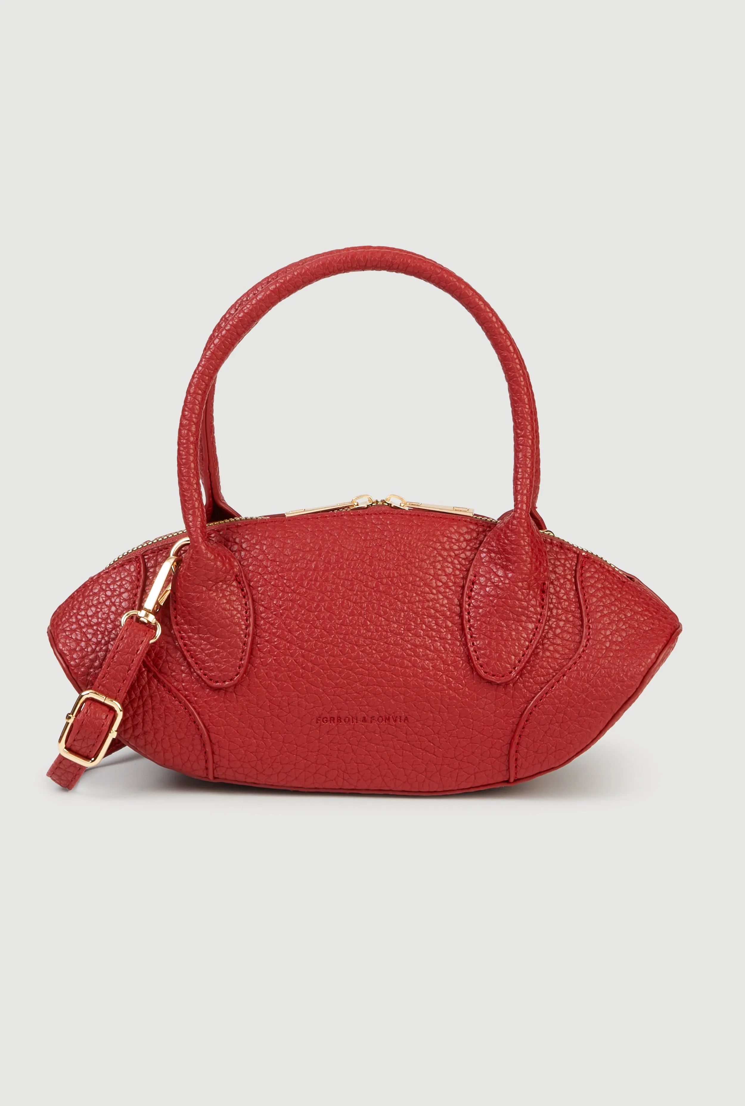 Faux Leather Top Handle Convertible Crossbody Bag sold by Rainbow