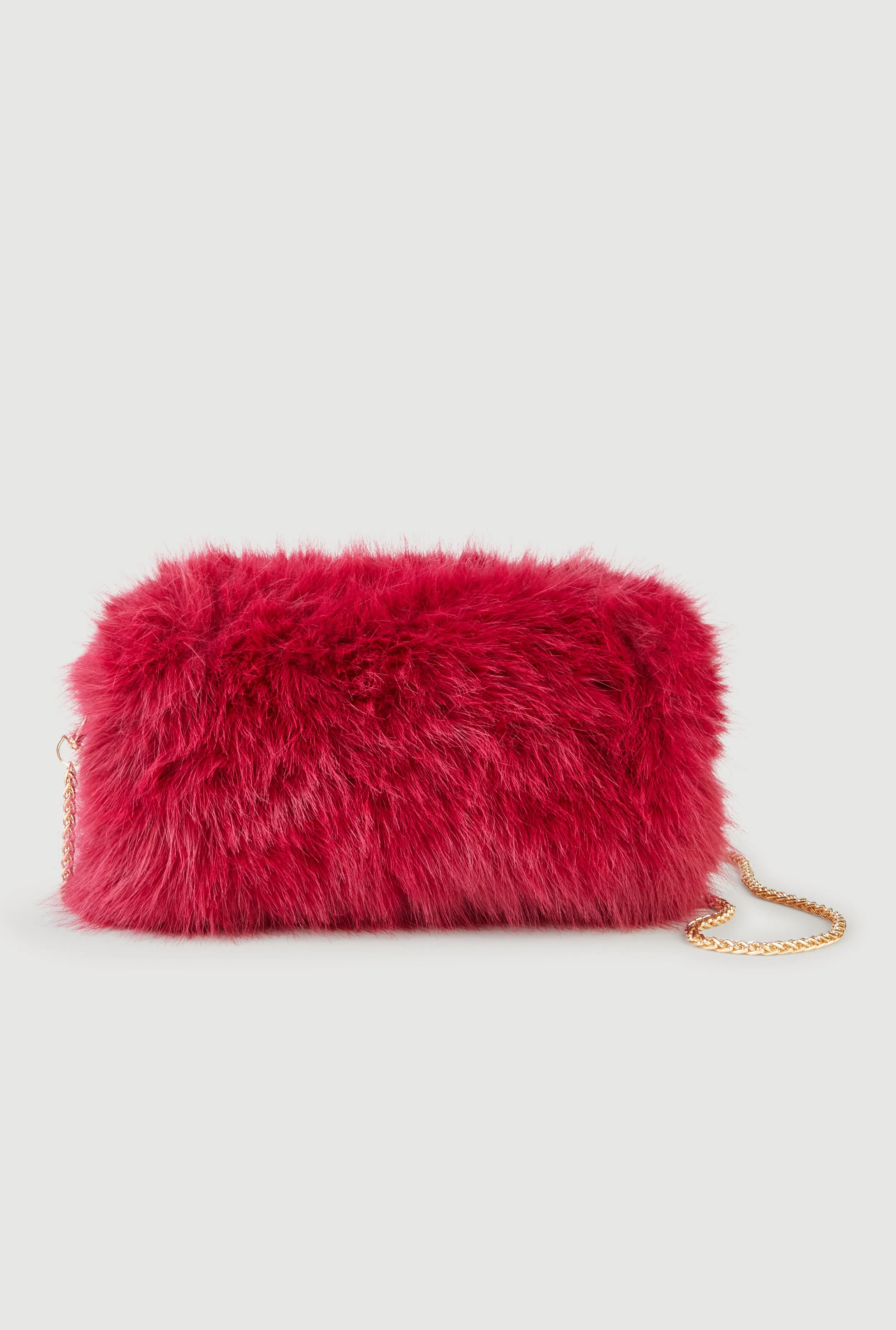 Faux Fur Hand Muff Convertible Clutch Bag sold by Rainbow