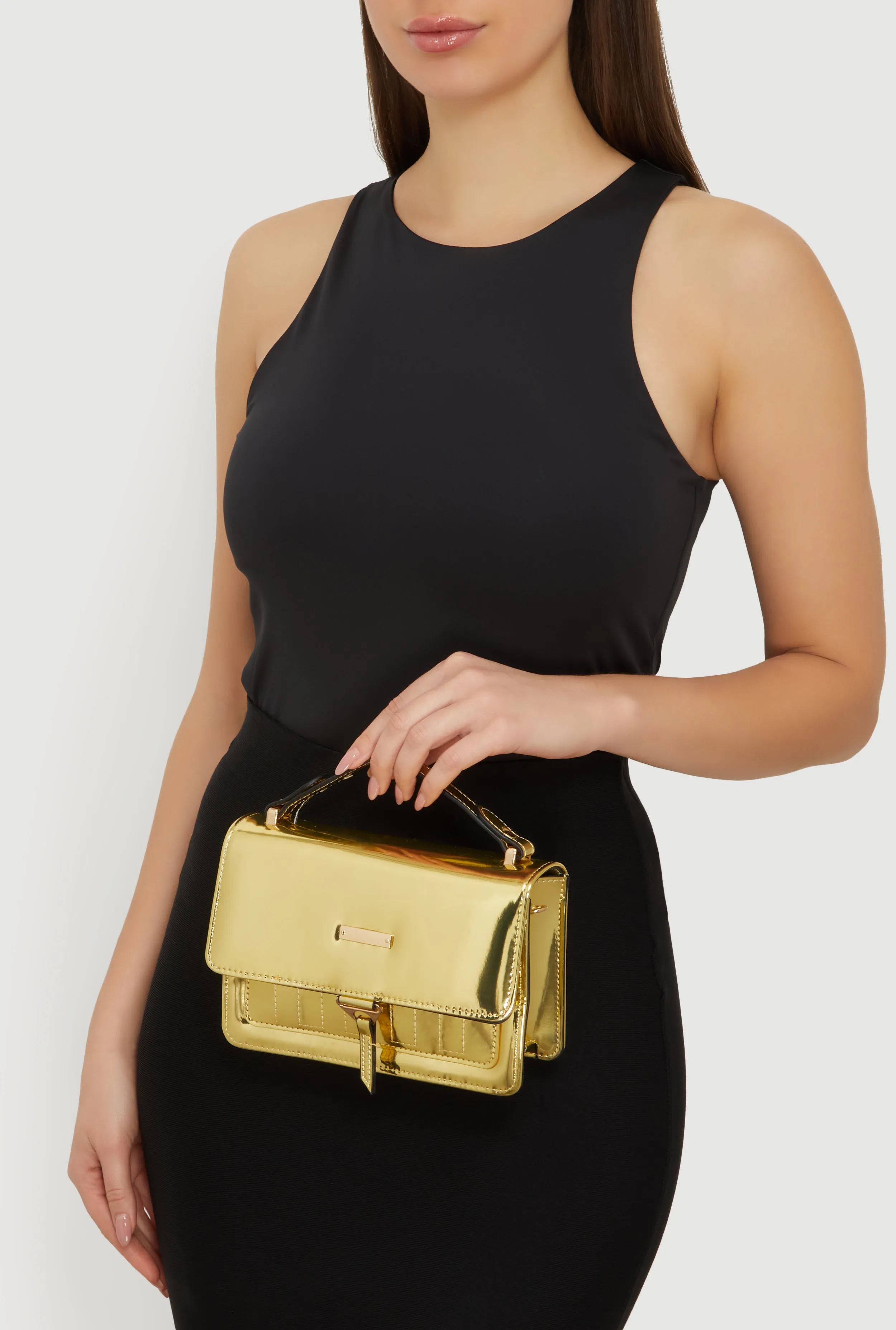 Top Handle Convertible Crossbody Bag sold by Rainbow product image thumbnail 2