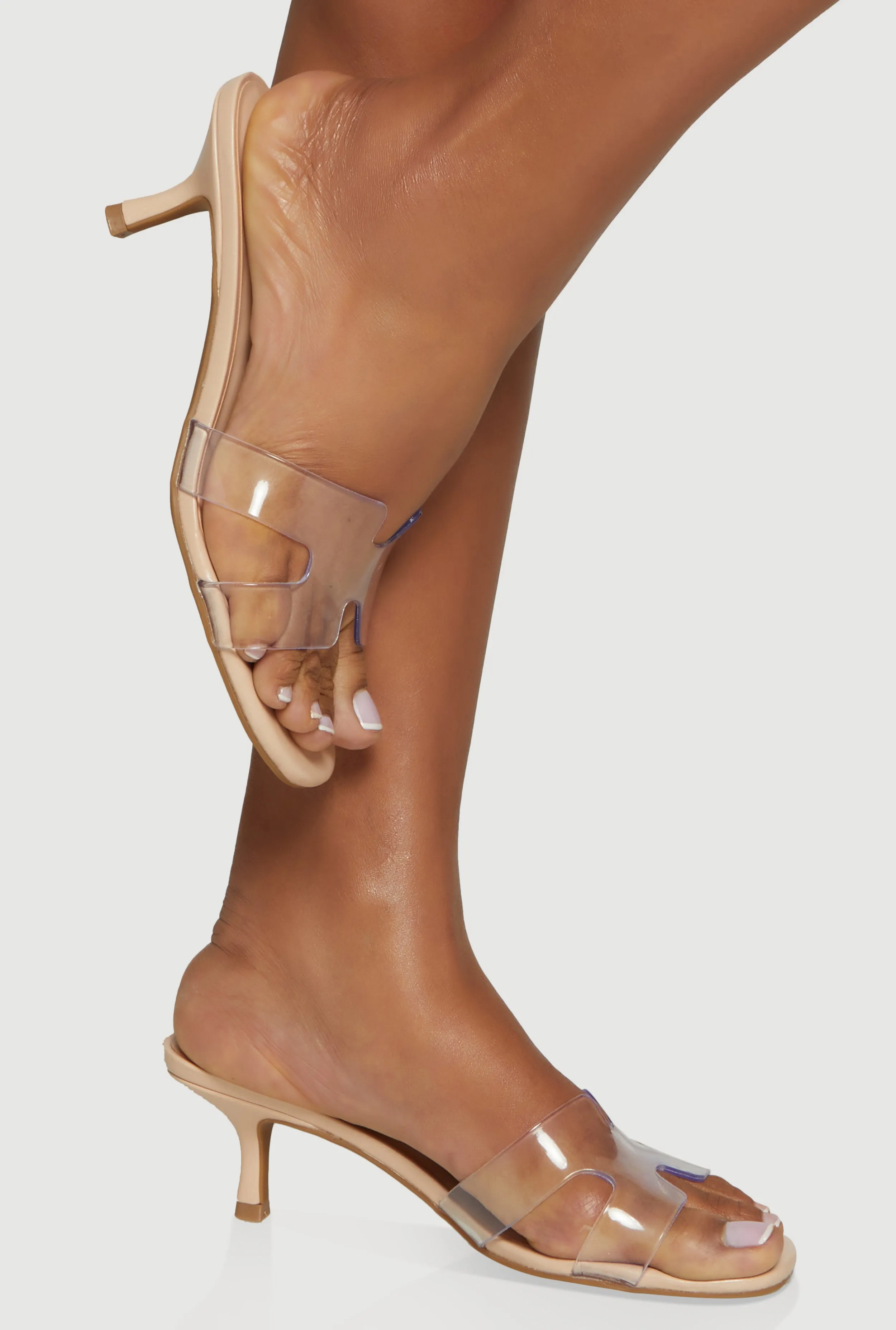 H Band Open Toe Mid Heel Sandals sold by Rainbow product image thumbnail 4