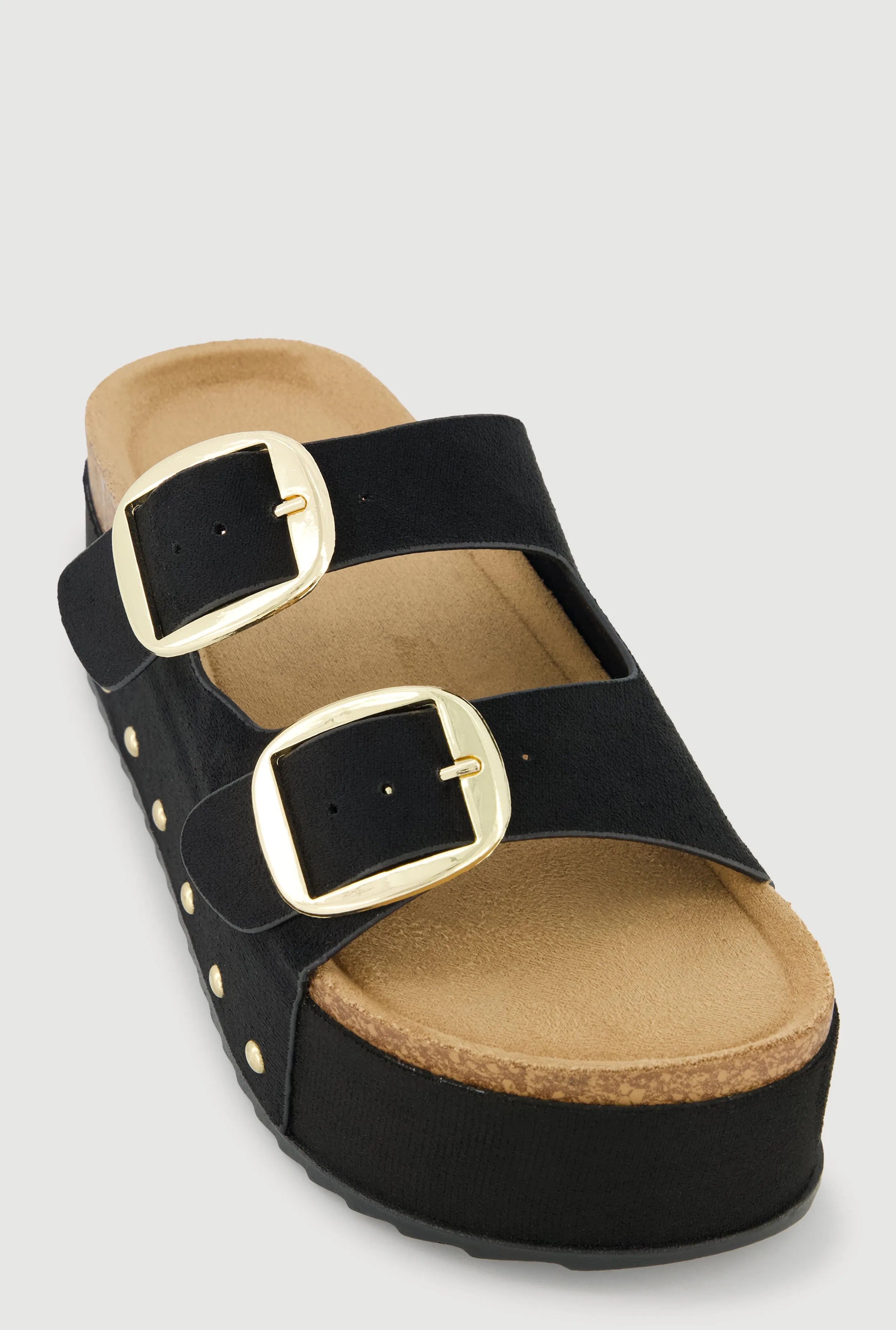 Double Band Platform Footbed Sandals sold by Rainbow product image thumbnail 5