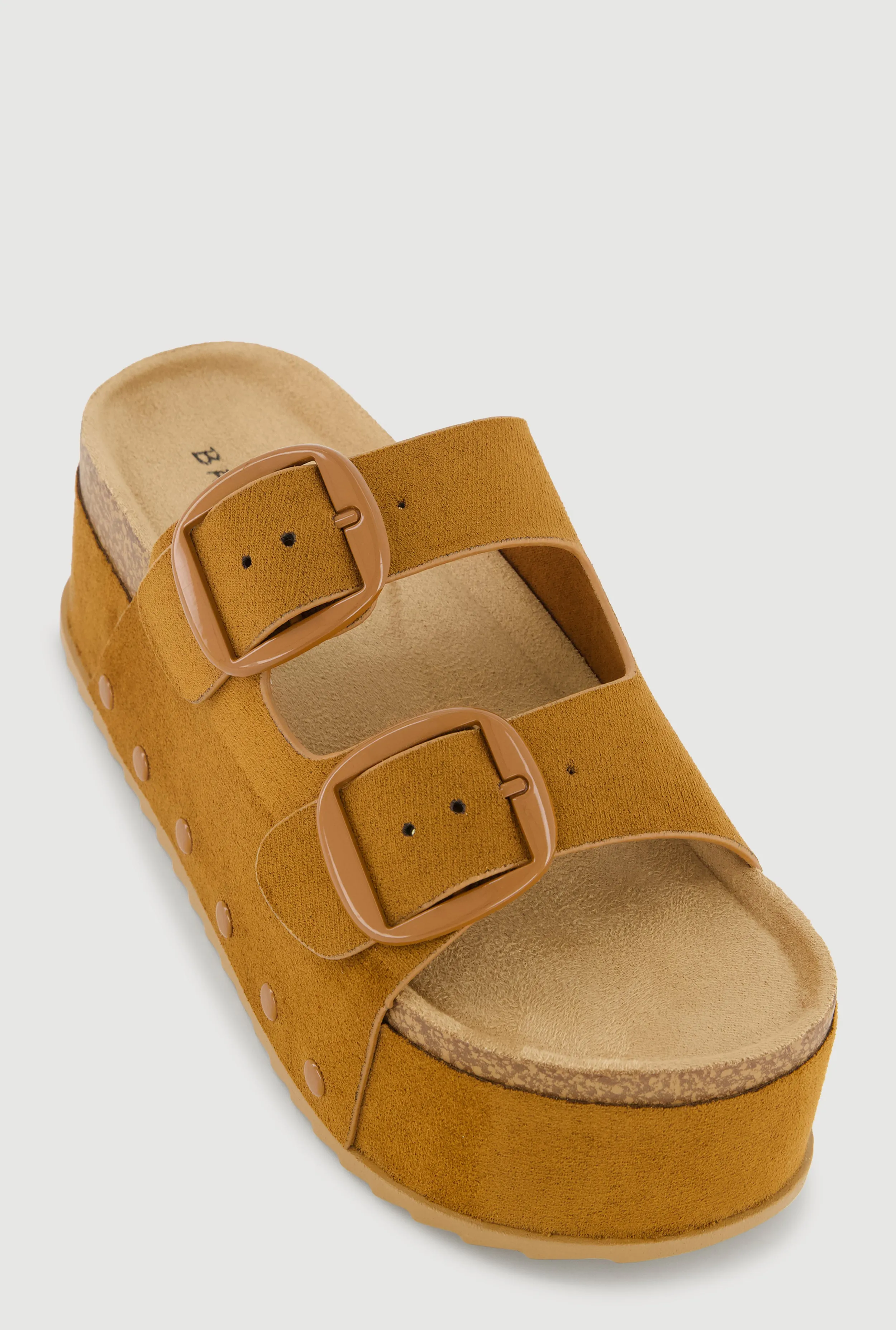 Double Band Platform Footbed Sandals sold by Rainbow product image thumbnail 4