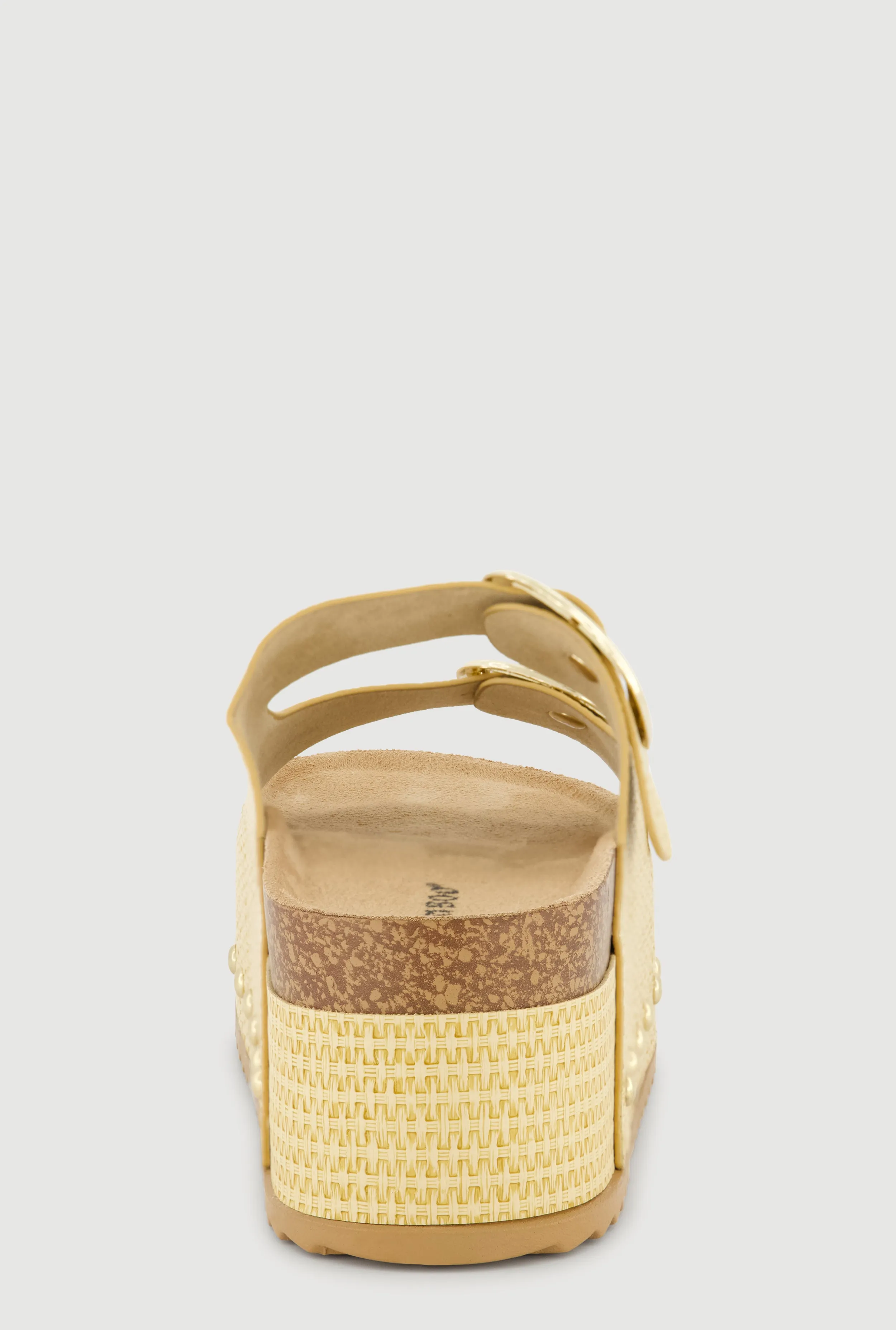 Double Band Platform Footbed Sandals sold by Rainbow product image thumbnail 3