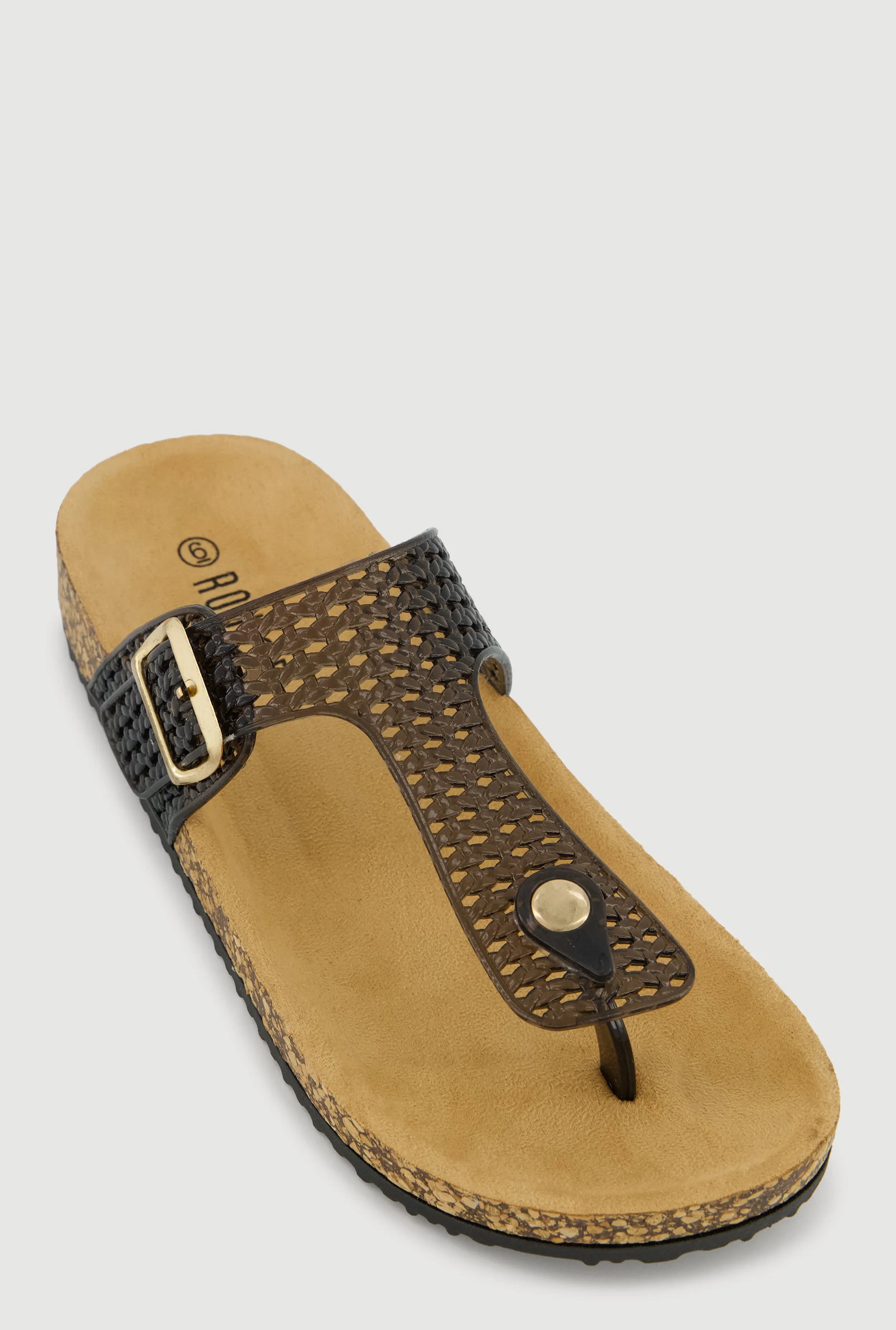 Jelly Cut Out Thong Sandals with Buckle Detail sold by Rainbow product image thumbnail 3