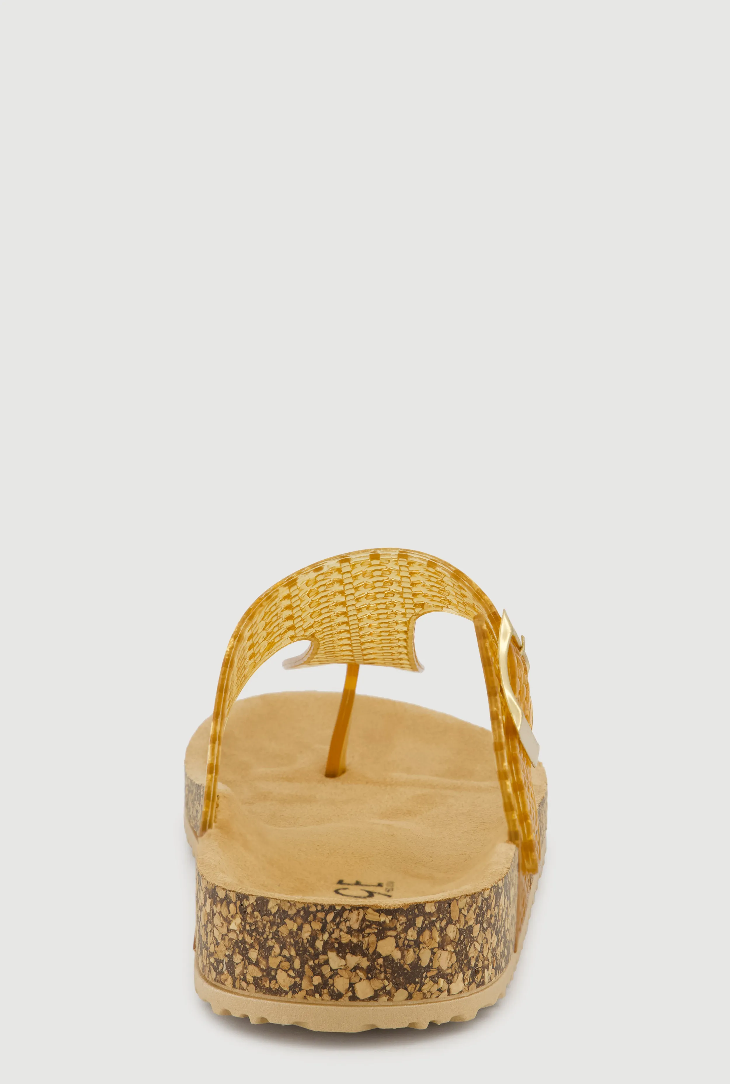 Jelly Cut Out Thong Sandals with Buckle Detail sold by Rainbow product image thumbnail 3