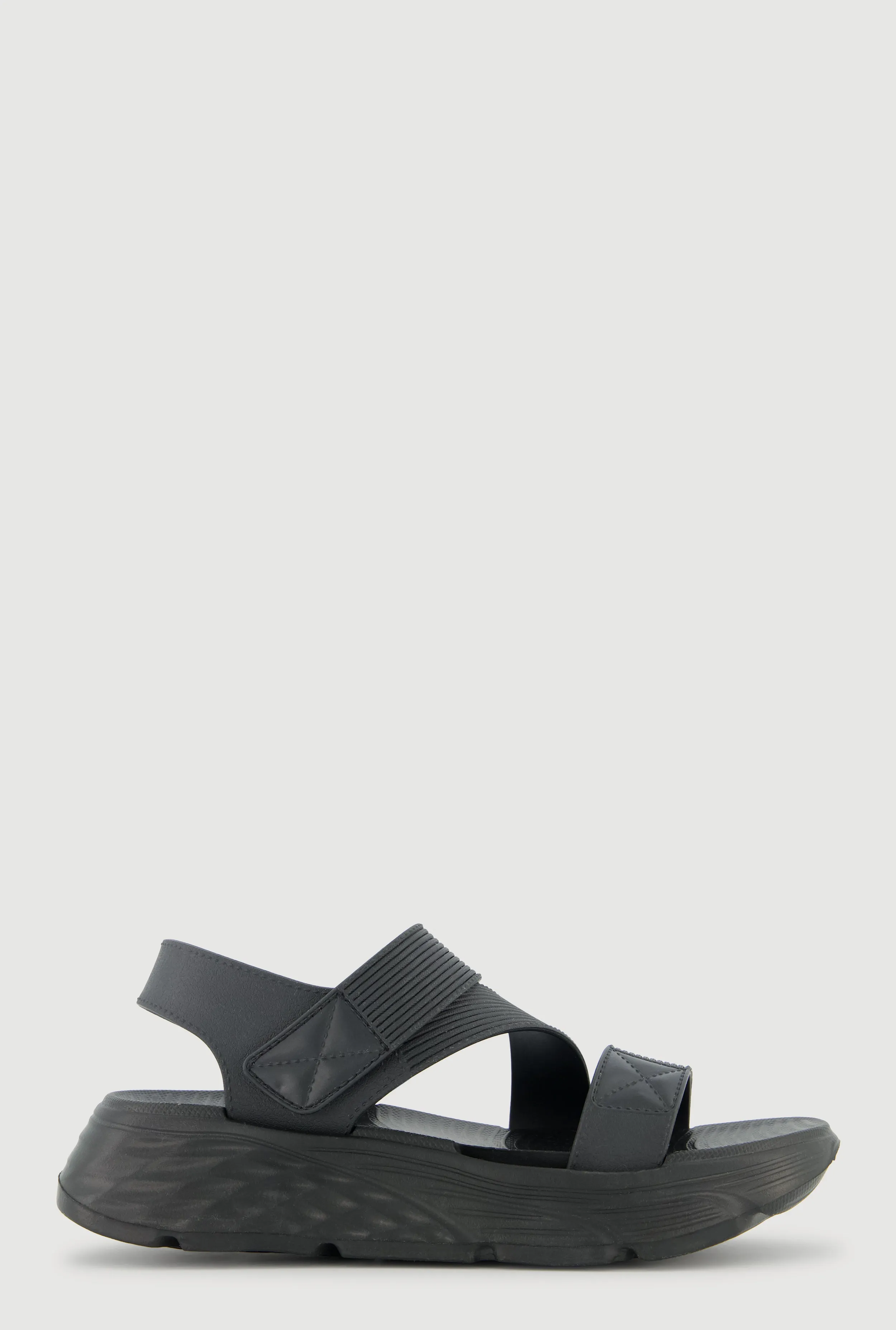 Open Toe Platform Sandals with Velcro Strap sold by Rainbow product image thumbnail 2