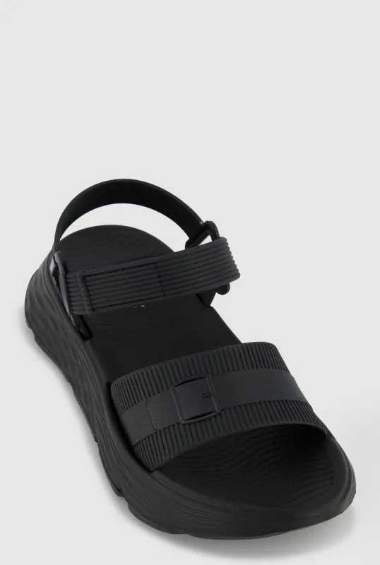 Velcro Ankle Strap Platform Sandals made by Rainbow