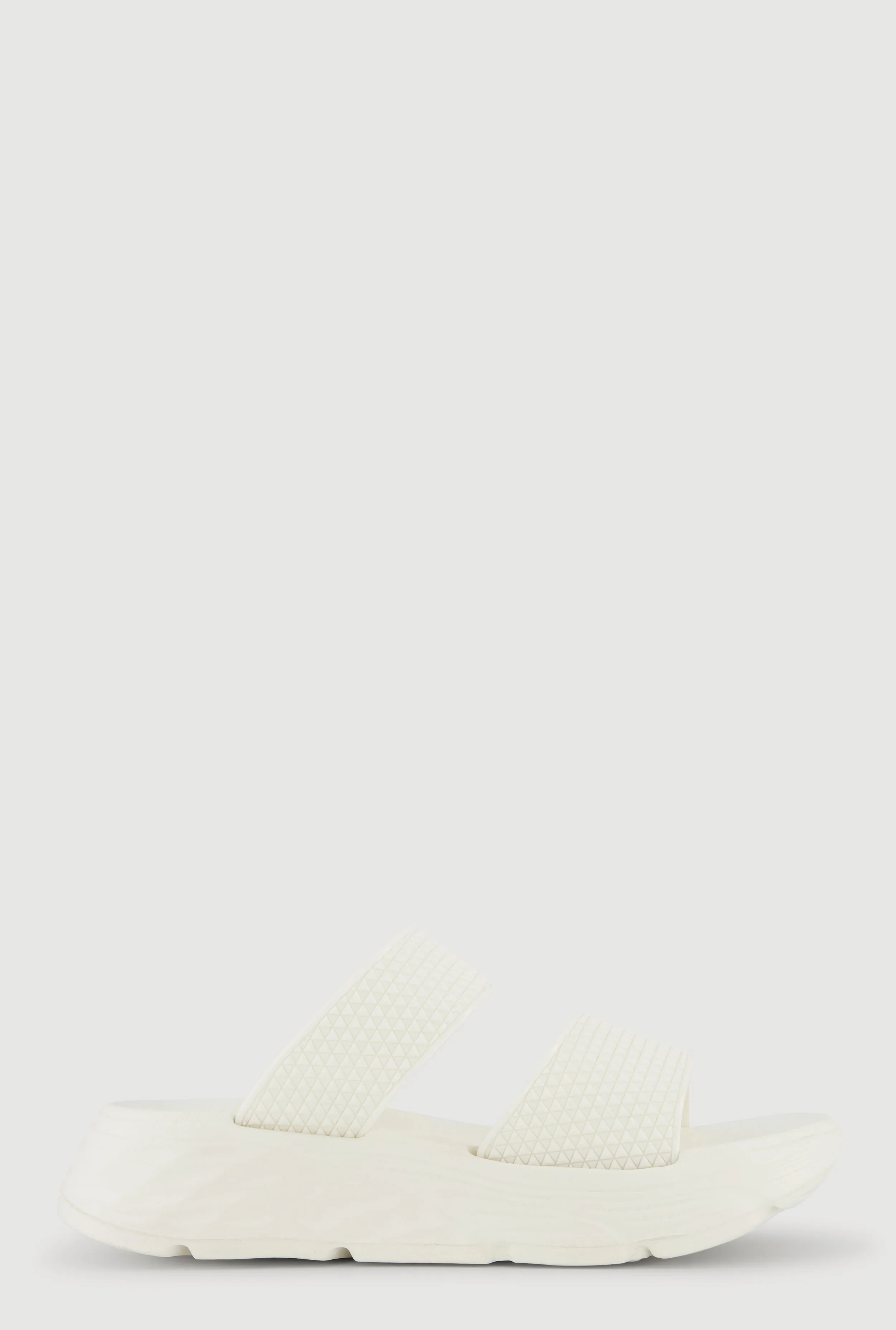 Textured Double Band Platform Sandals sold by Rainbow product image thumbnail 2