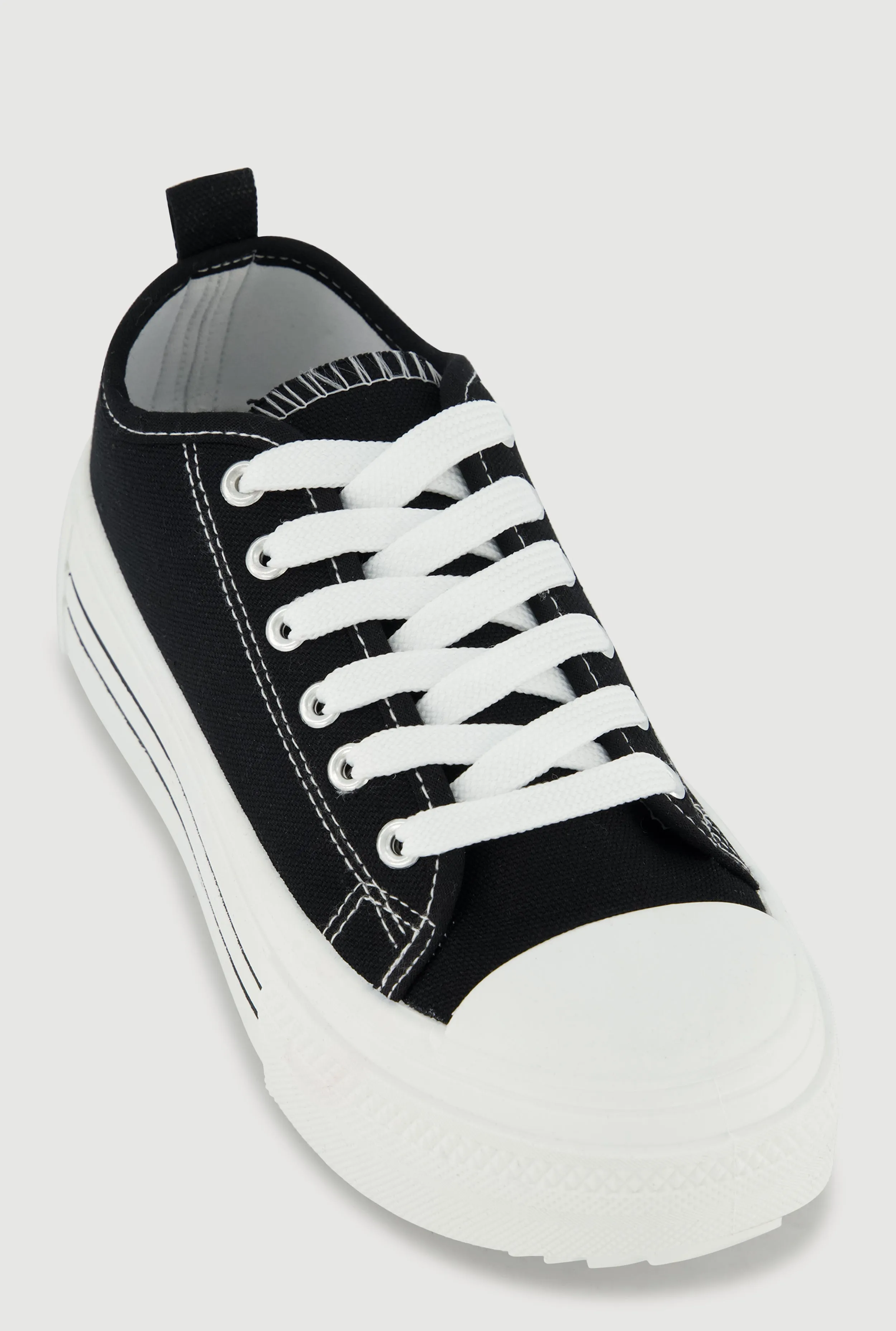 Lace Up Low Top Platform Sneakers sold by Rainbow product image thumbnail 2