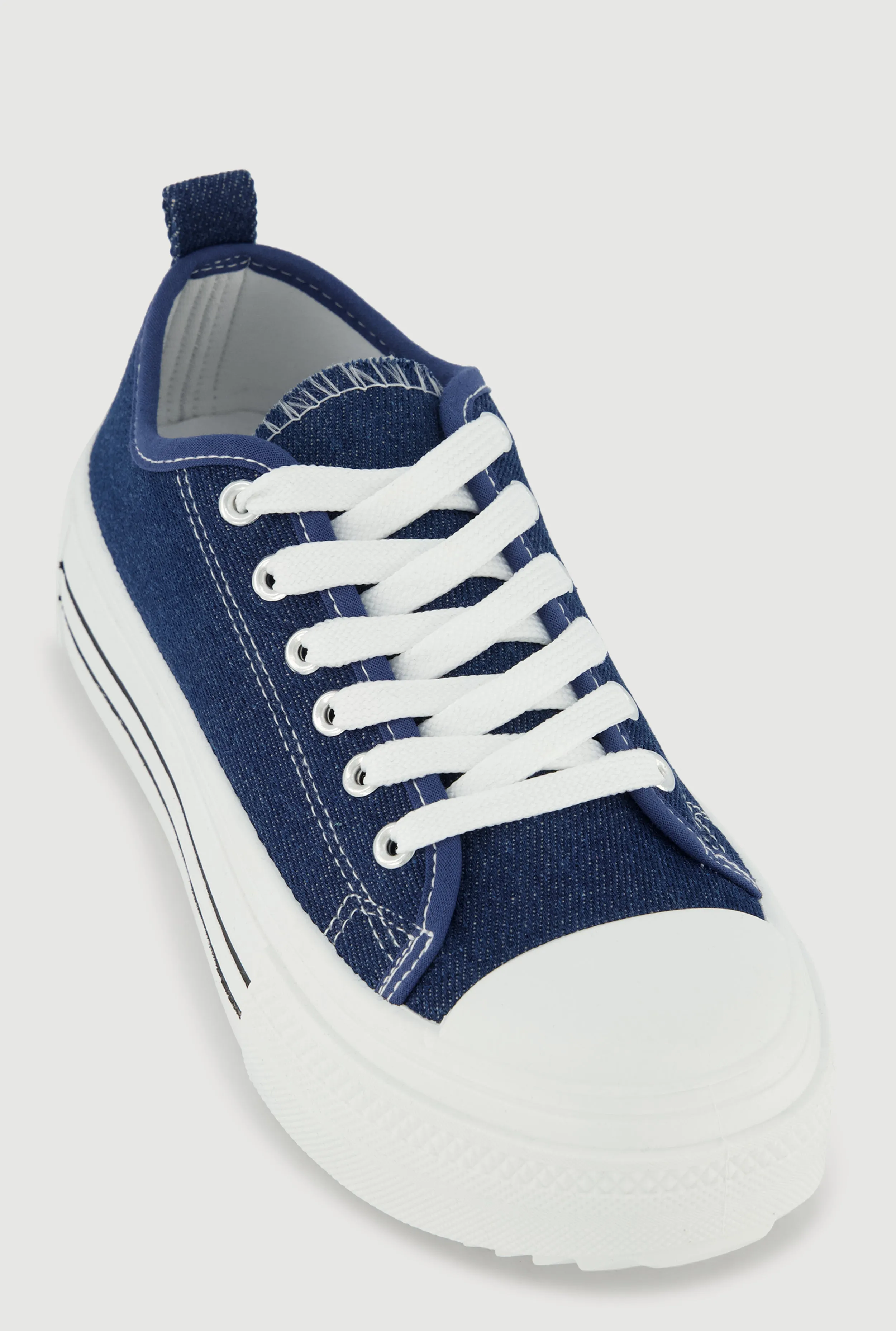 Lace Up Low Top Platform Sneakers sold by Rainbow product image thumbnail 4