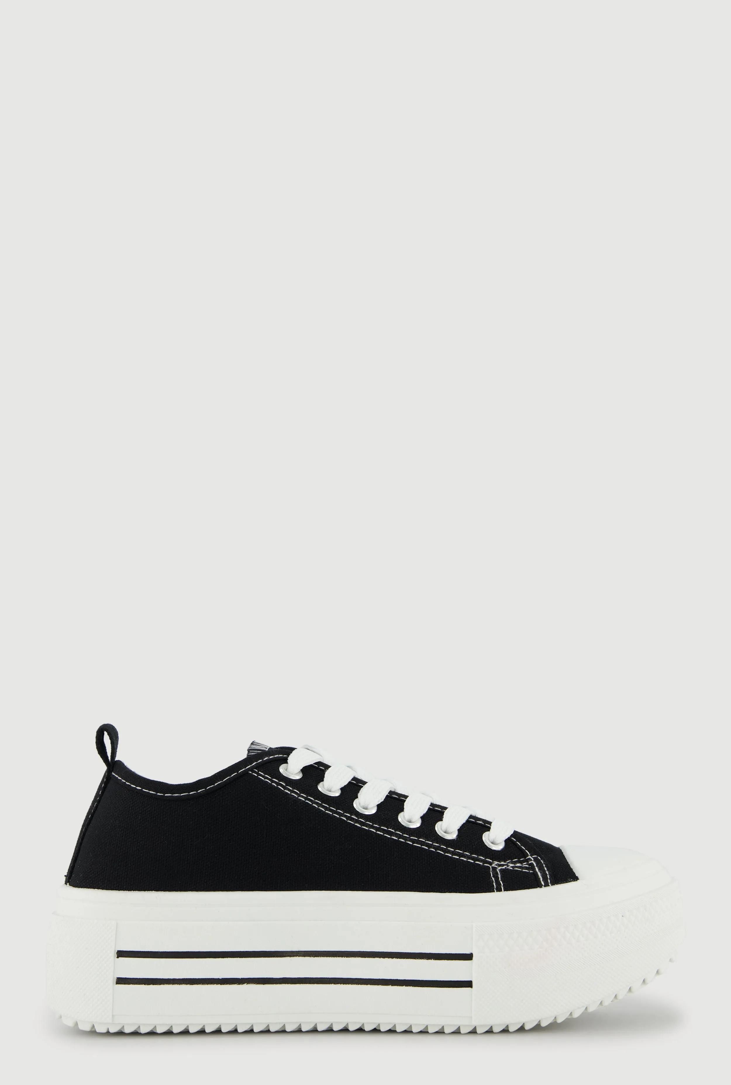 Lace Up Low Top Platform Sneakers sold by Rainbow product image thumbnail 2