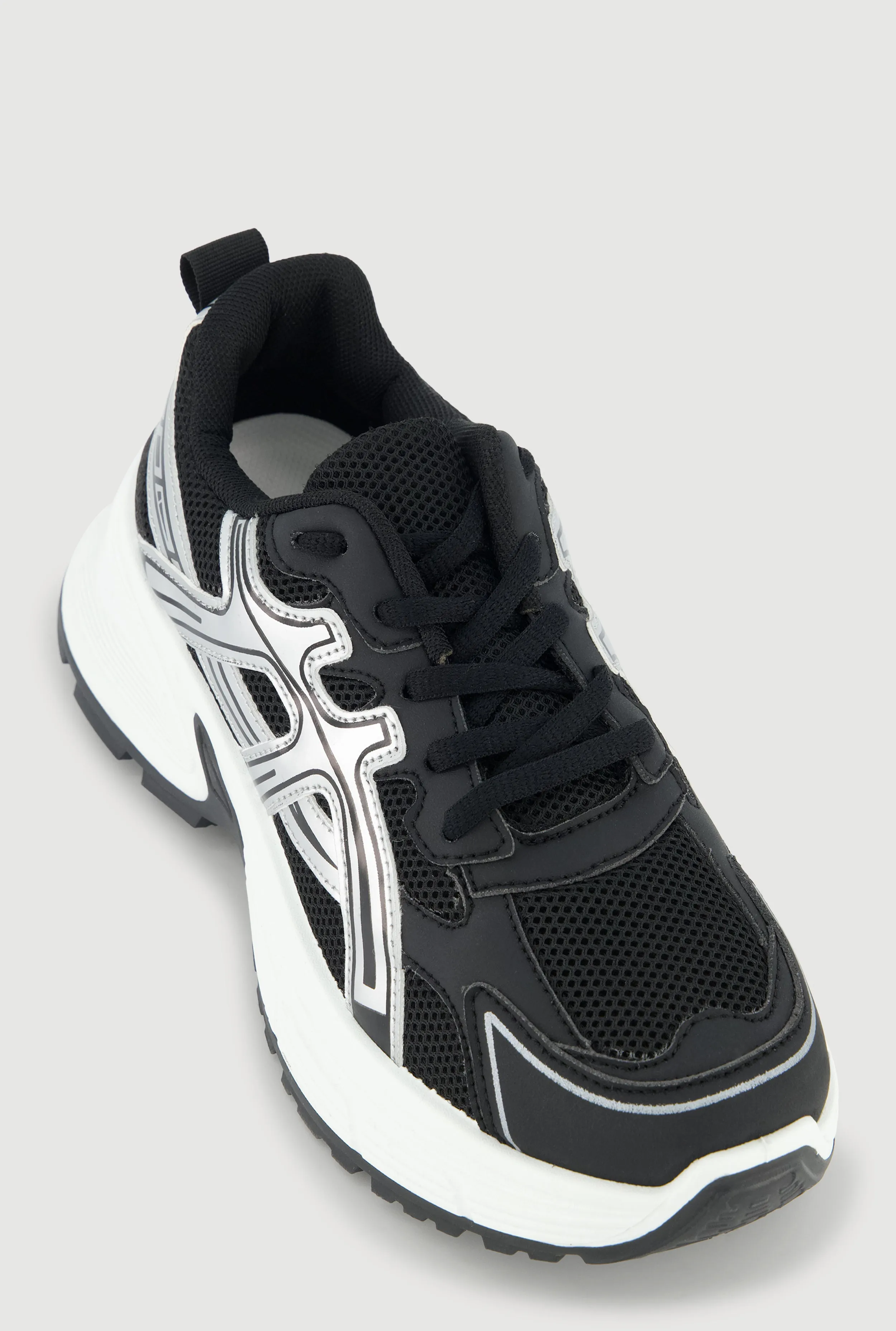 Lace Up Chunky Athletic Sneakers sold by Rainbow