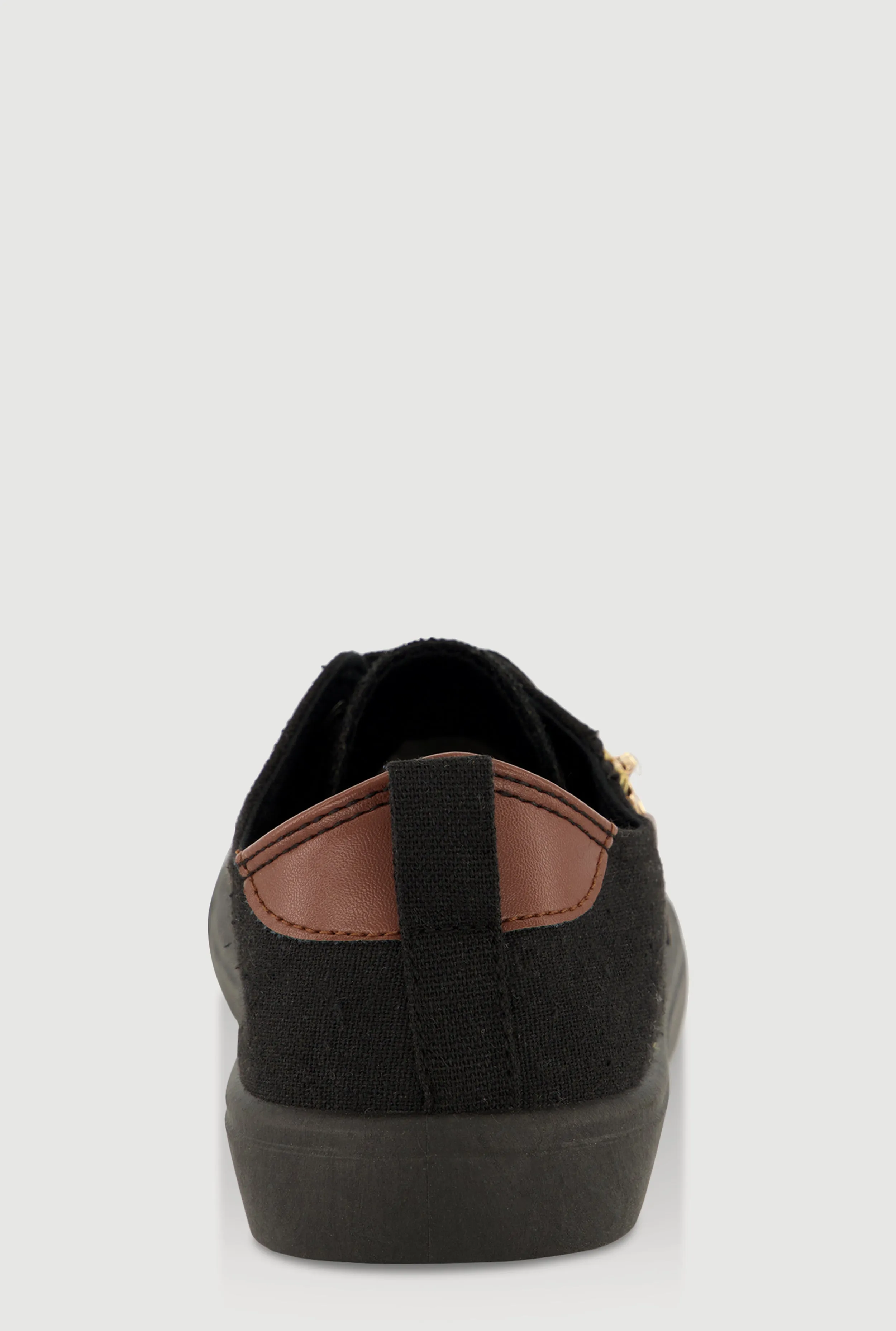 Zipper Detail Lace Up Low Top Sneakers sold by Rainbow product image thumbnail 3