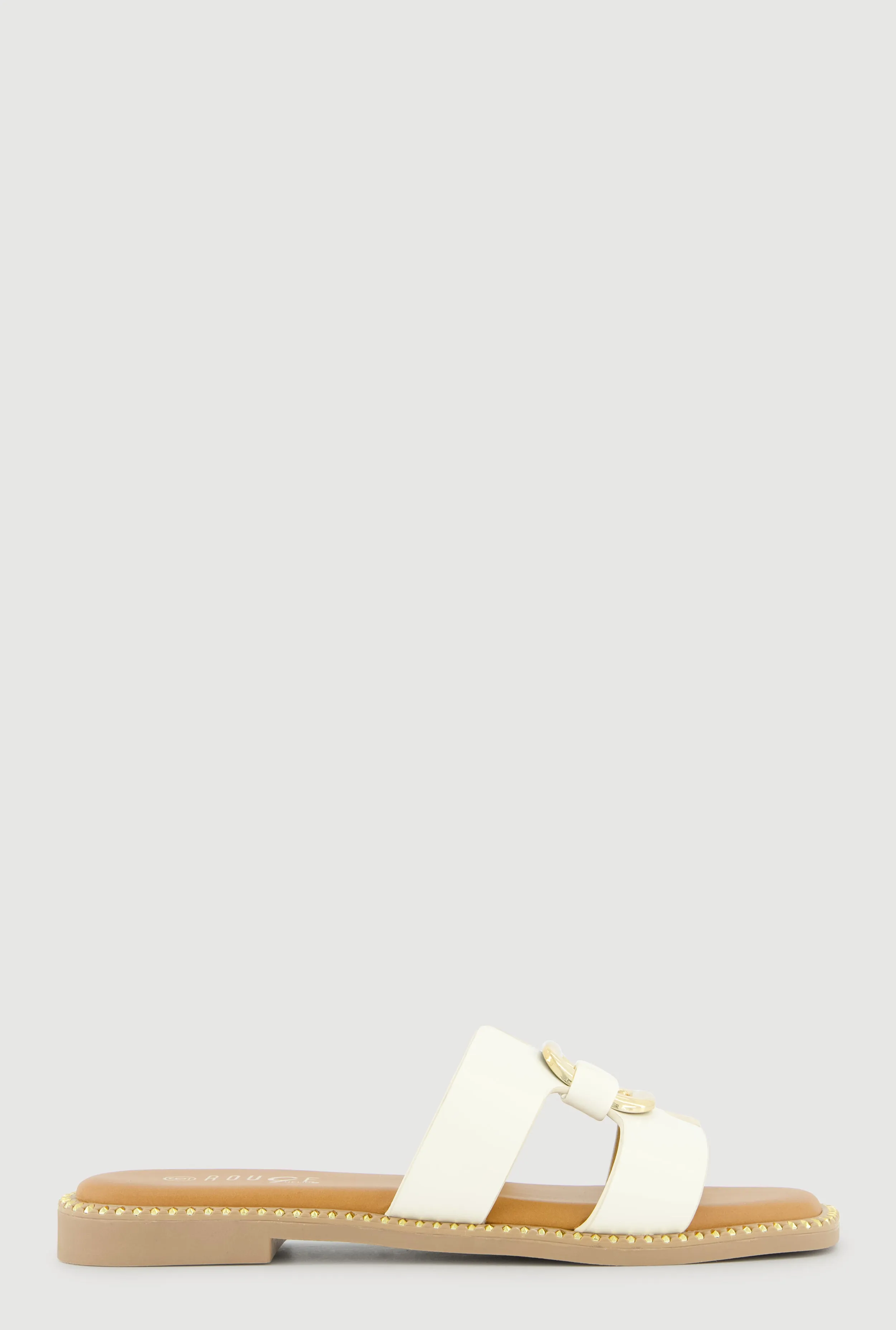 Metallic Cut Out H Band Slide Sandals sold by Rainbow product image thumbnail 2