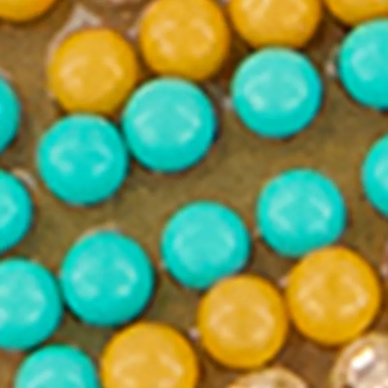 Rhinestone Beaded H Band Slide Sandals with Studded Trim sold by Rainbow product image thumbnail 4