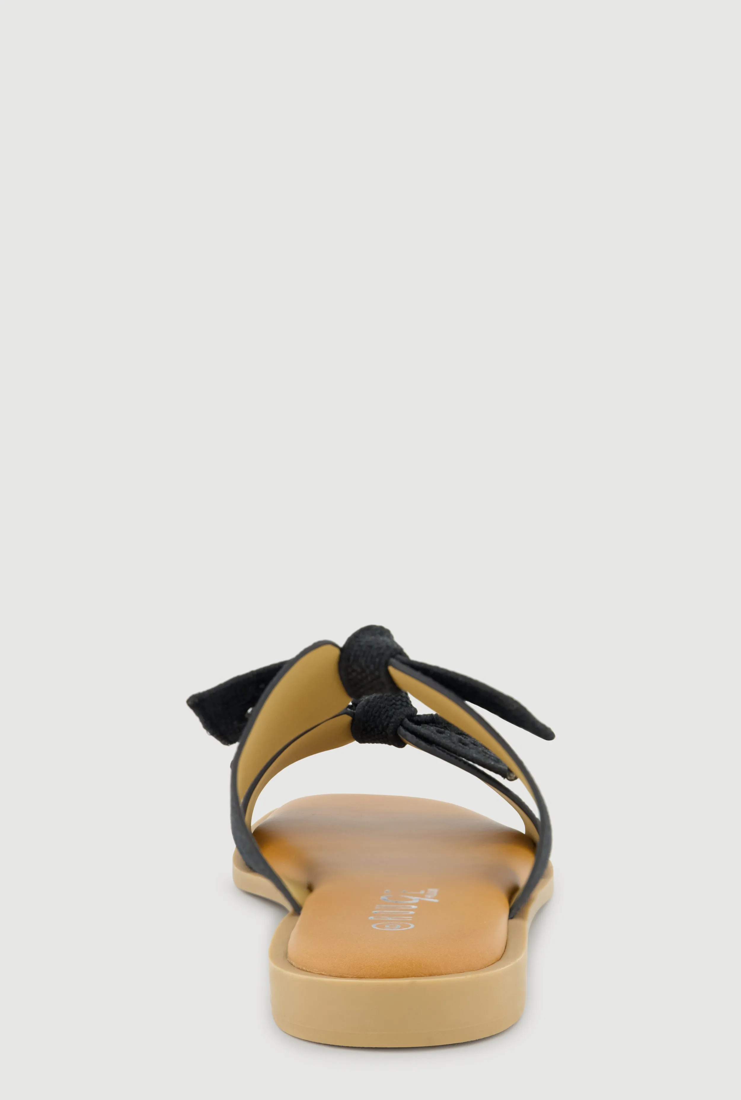 Double Eyelet Bow Band Slide Sandals sold by Rainbow product image thumbnail 3