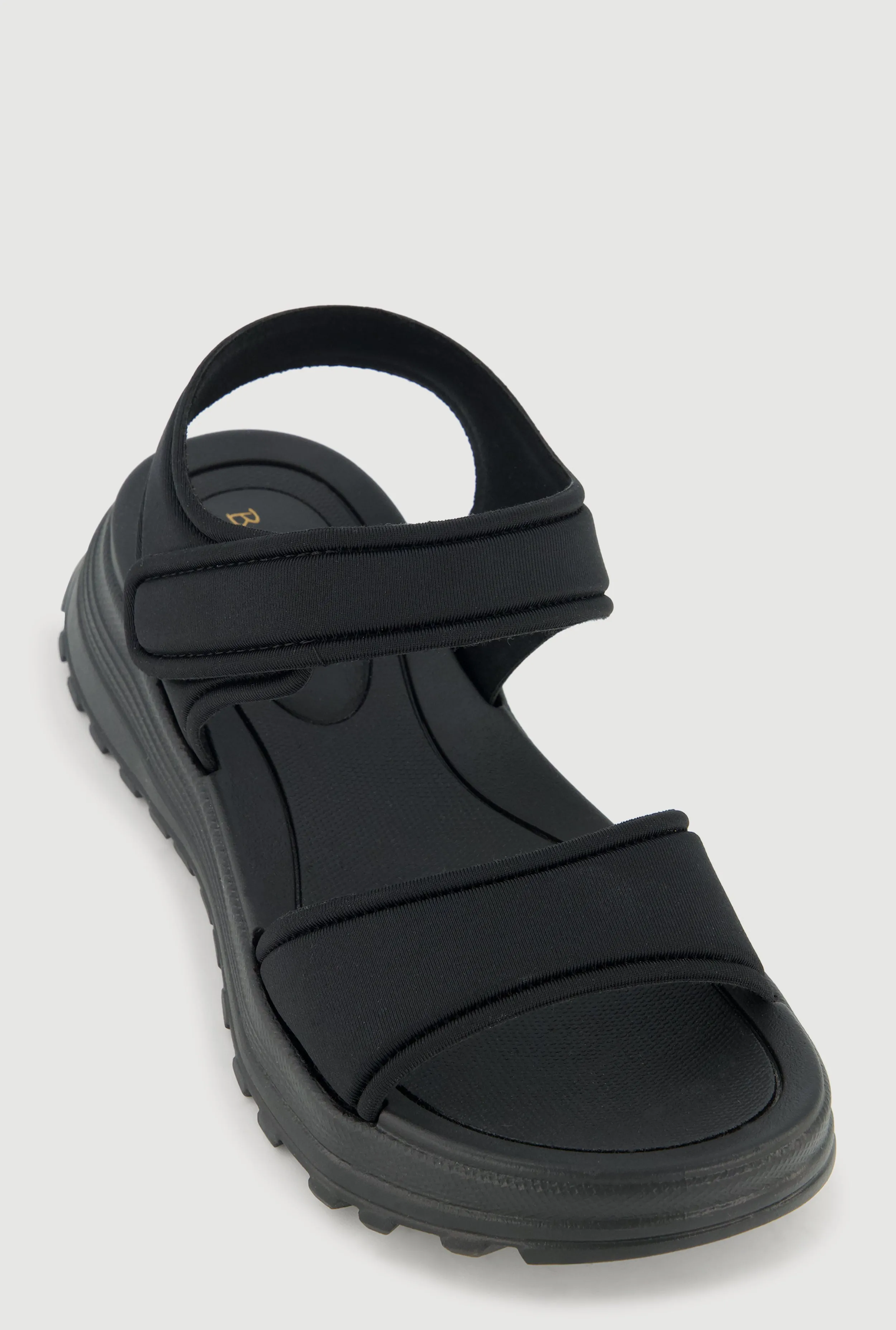Velcro Ankle Strap Open Toe Platform Sandals sold by Rainbow