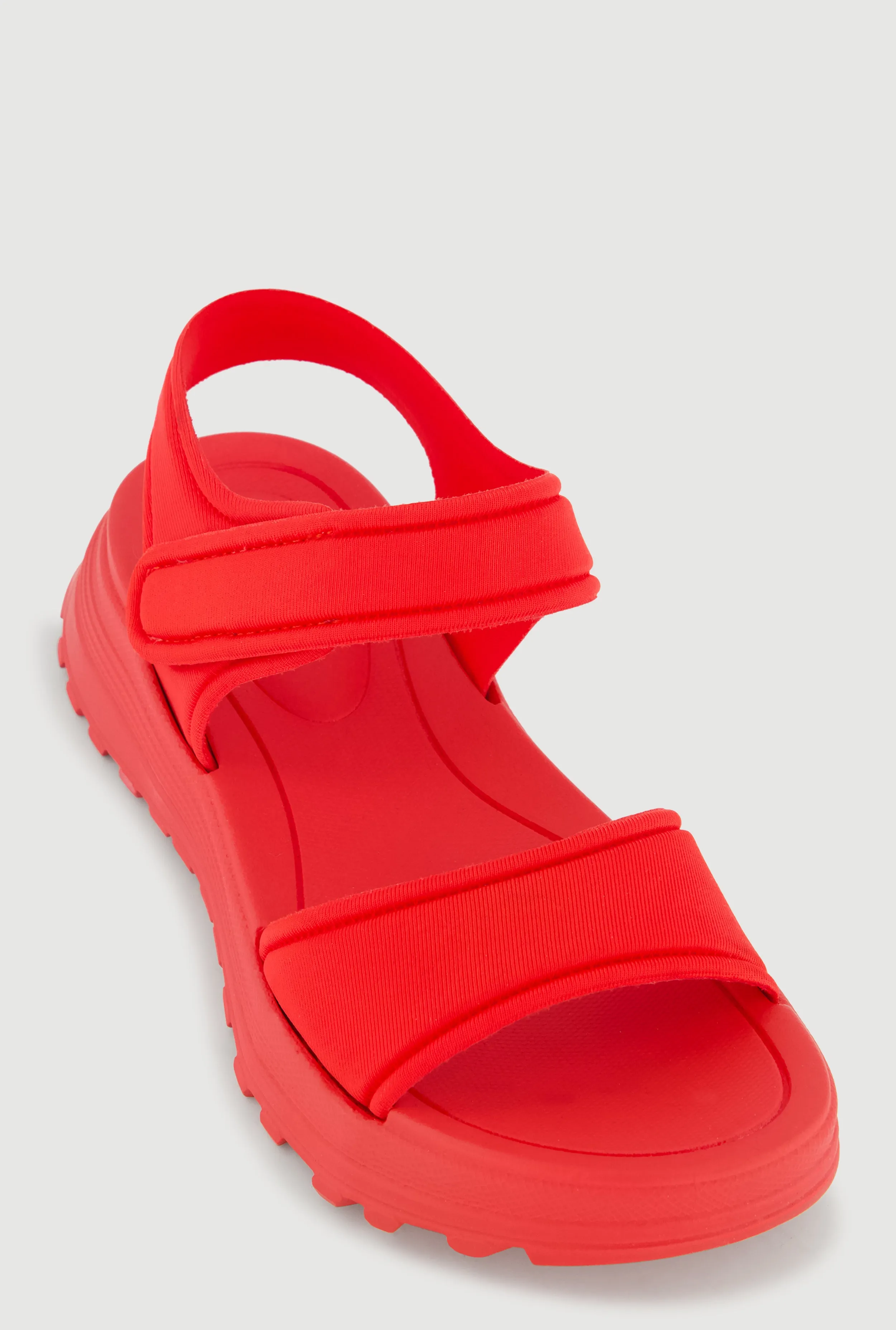 Velcro Ankle Strap Open Toe Platform Sandals sold by Rainbow