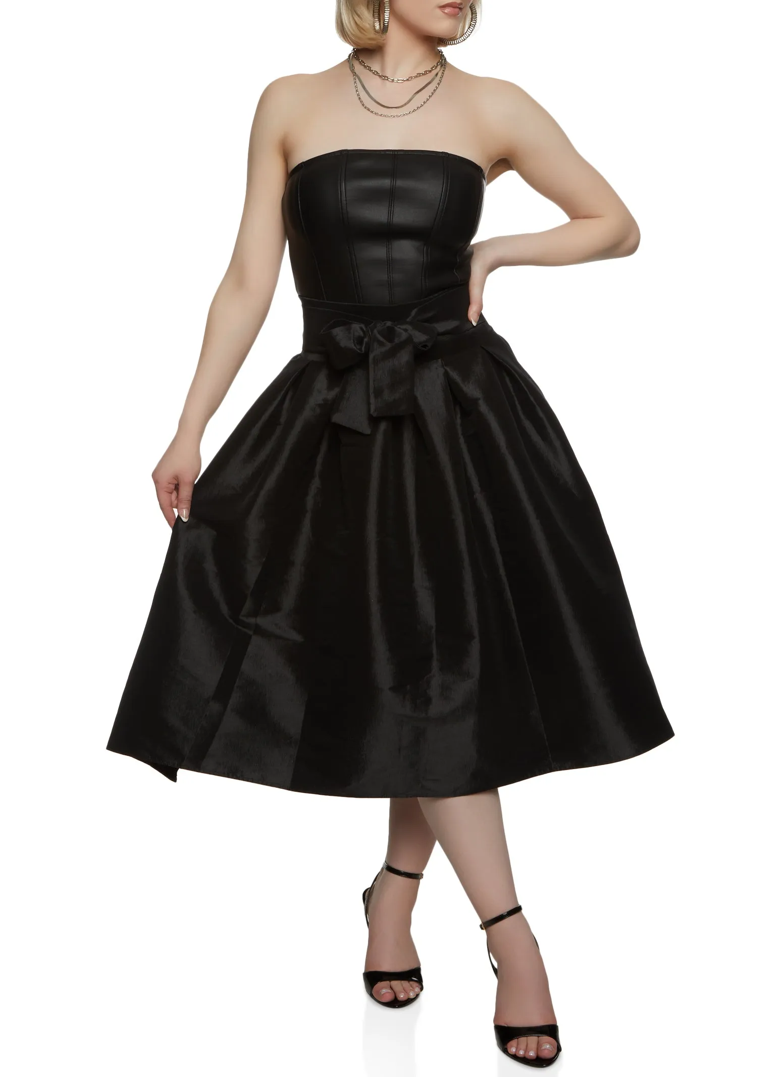 Tie Waisted Circle Skirt sold by Rainbow