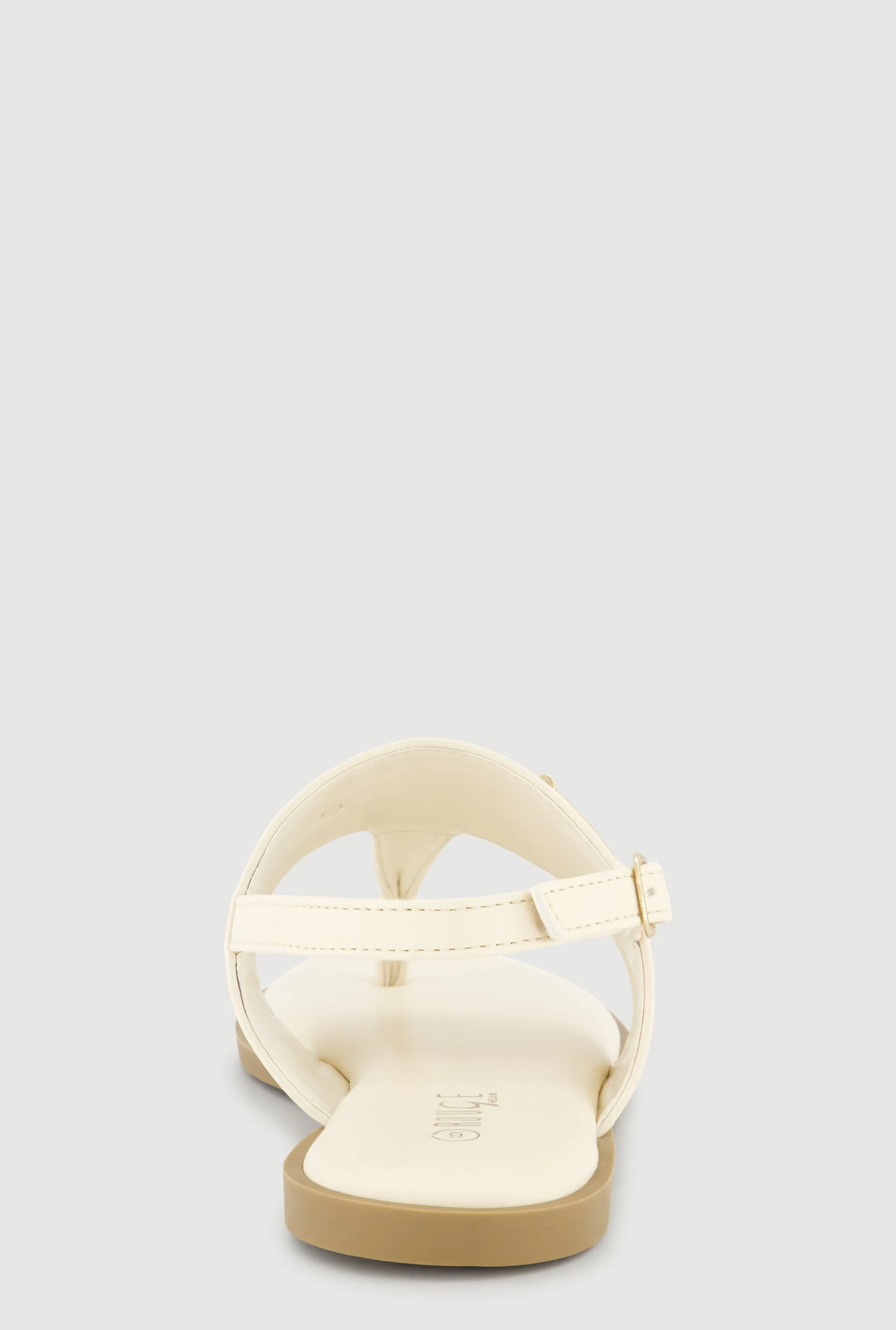 Metallic Detail Ankle Strap Thong Sandals sold by Rainbow product image thumbnail 3