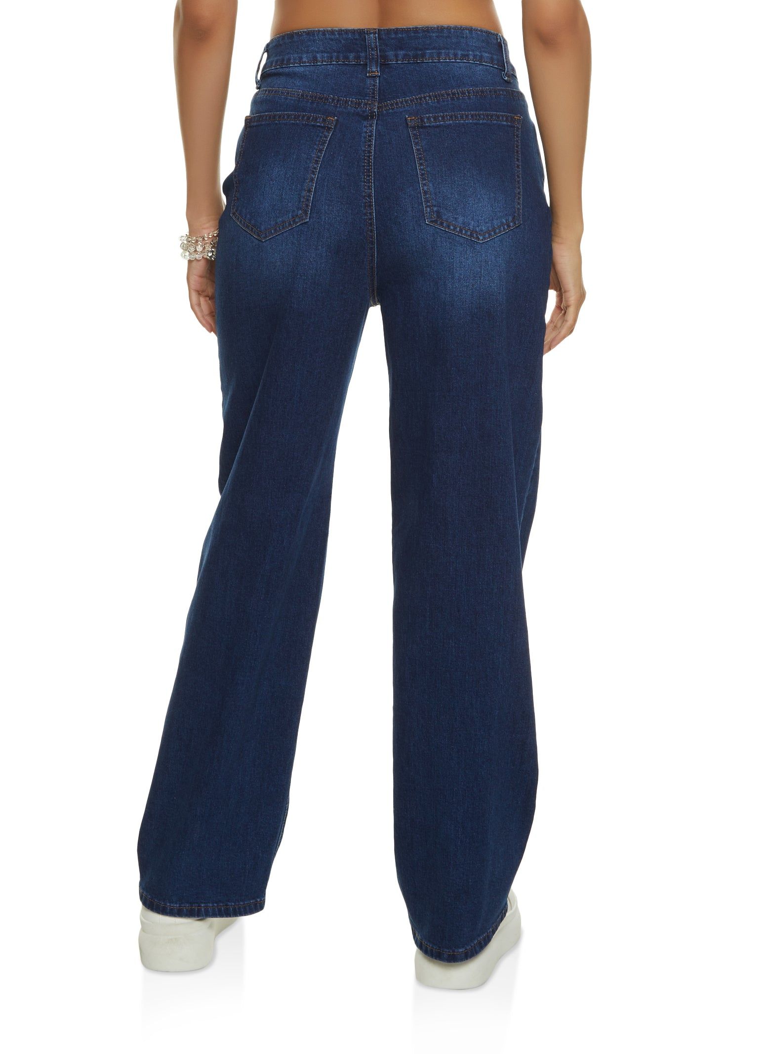 WAX High Waist Straight Wide Leg Jeans sold by Rainbow product image thumbnail 2