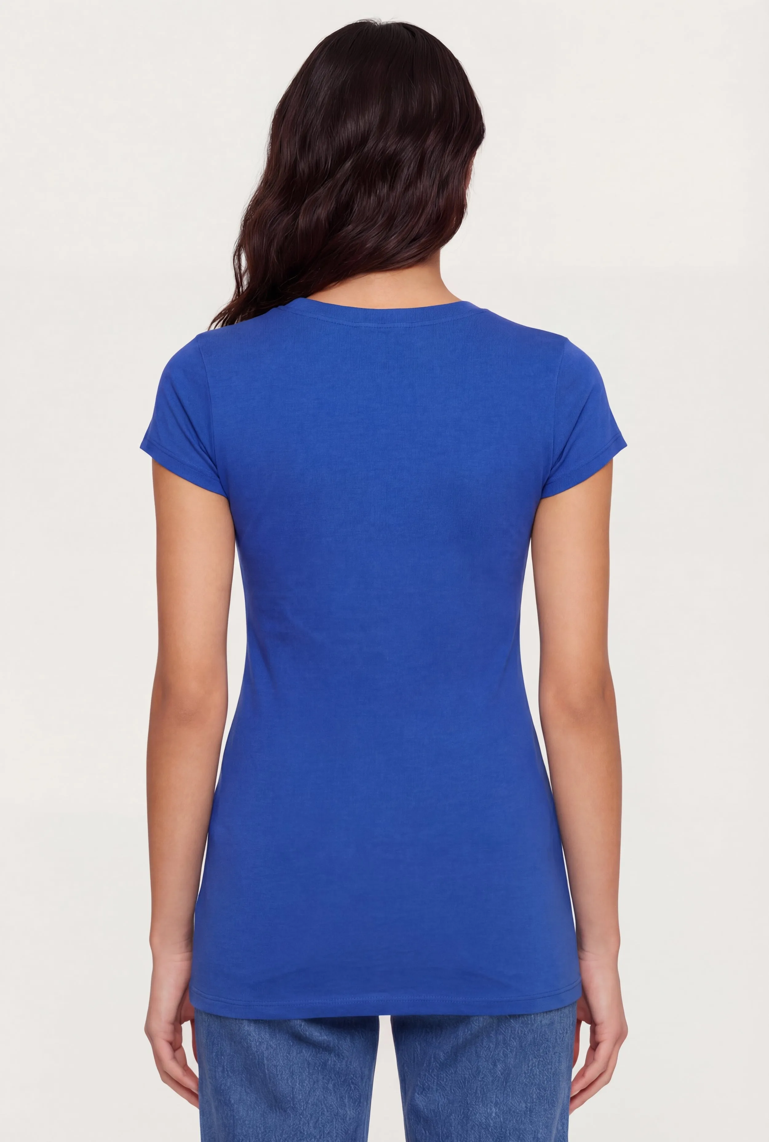 Basic Crew Neck Short Sleeve T-Shirt sold by Rainbow product image thumbnail 5