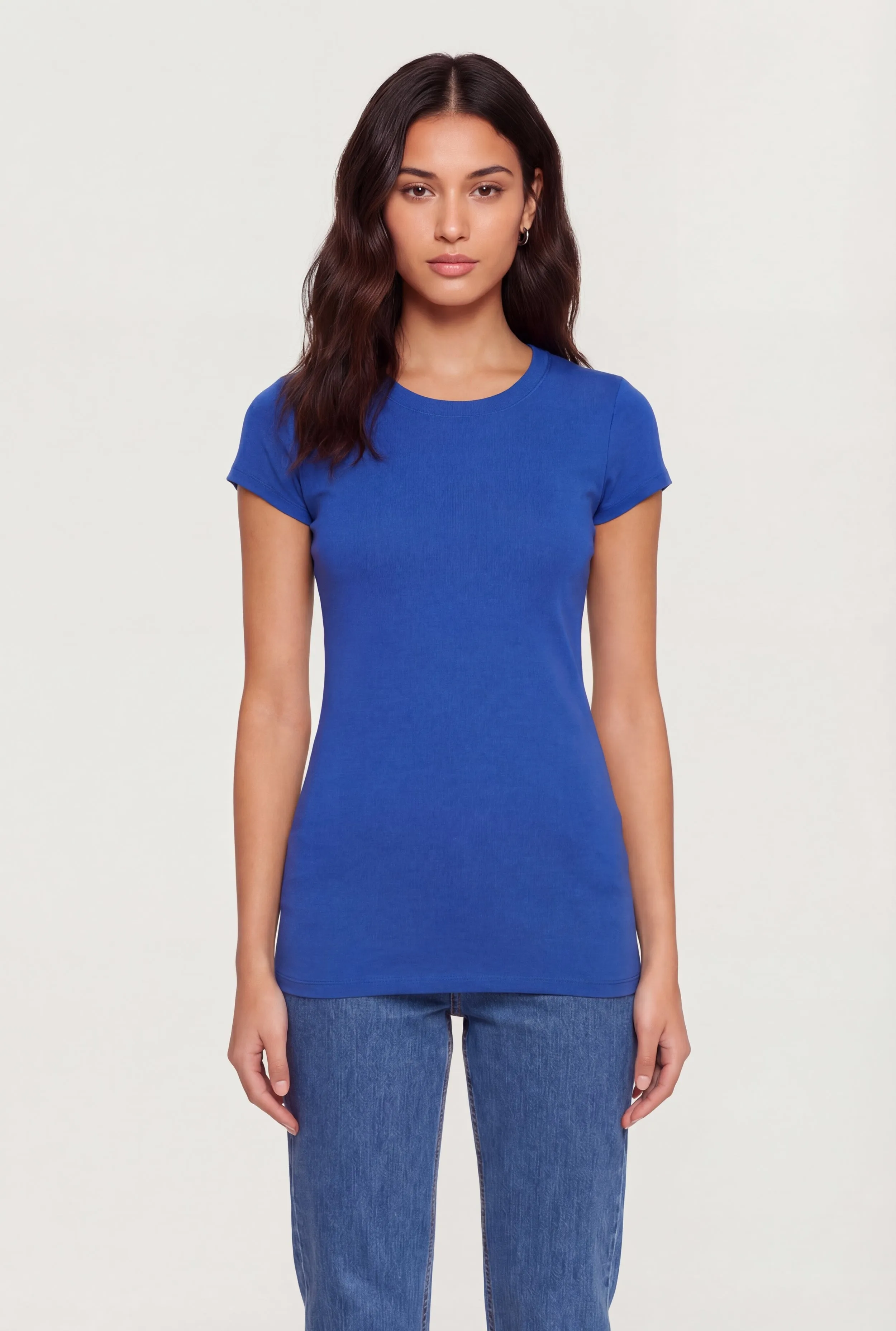 Basic Crew Neck Short Sleeve T-Shirt sold by Rainbow product image thumbnail 2