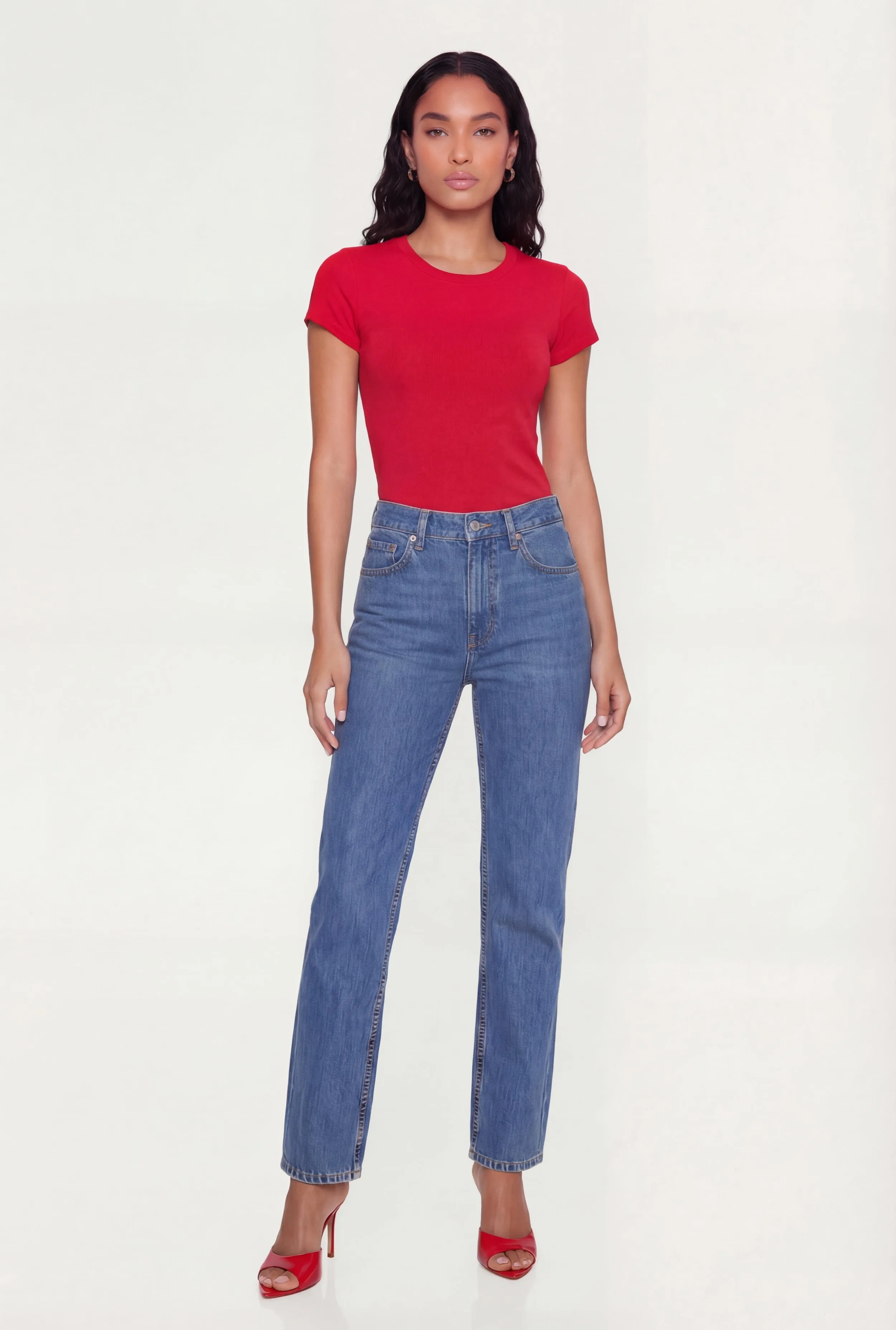 Basic Crew Neck Short Sleeve T-Shirt sold by Rainbow