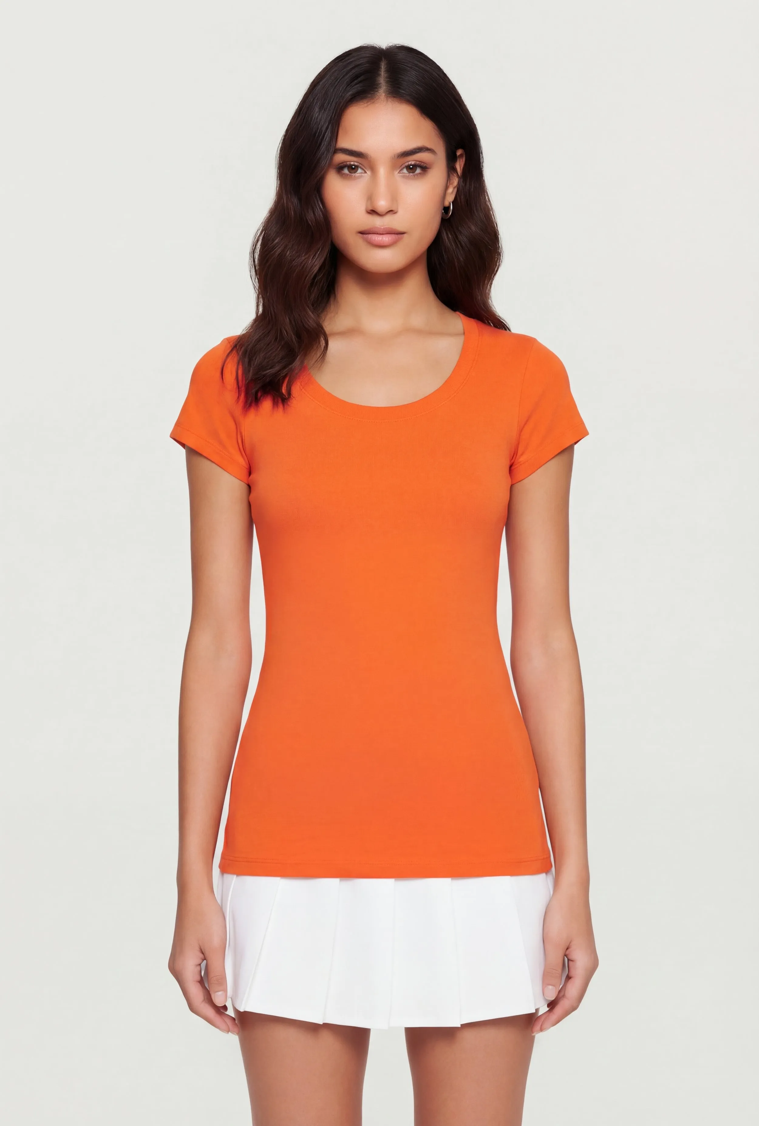 Basic Crew Neck Short Sleeve T-Shirt sold by Rainbow product image thumbnail 2