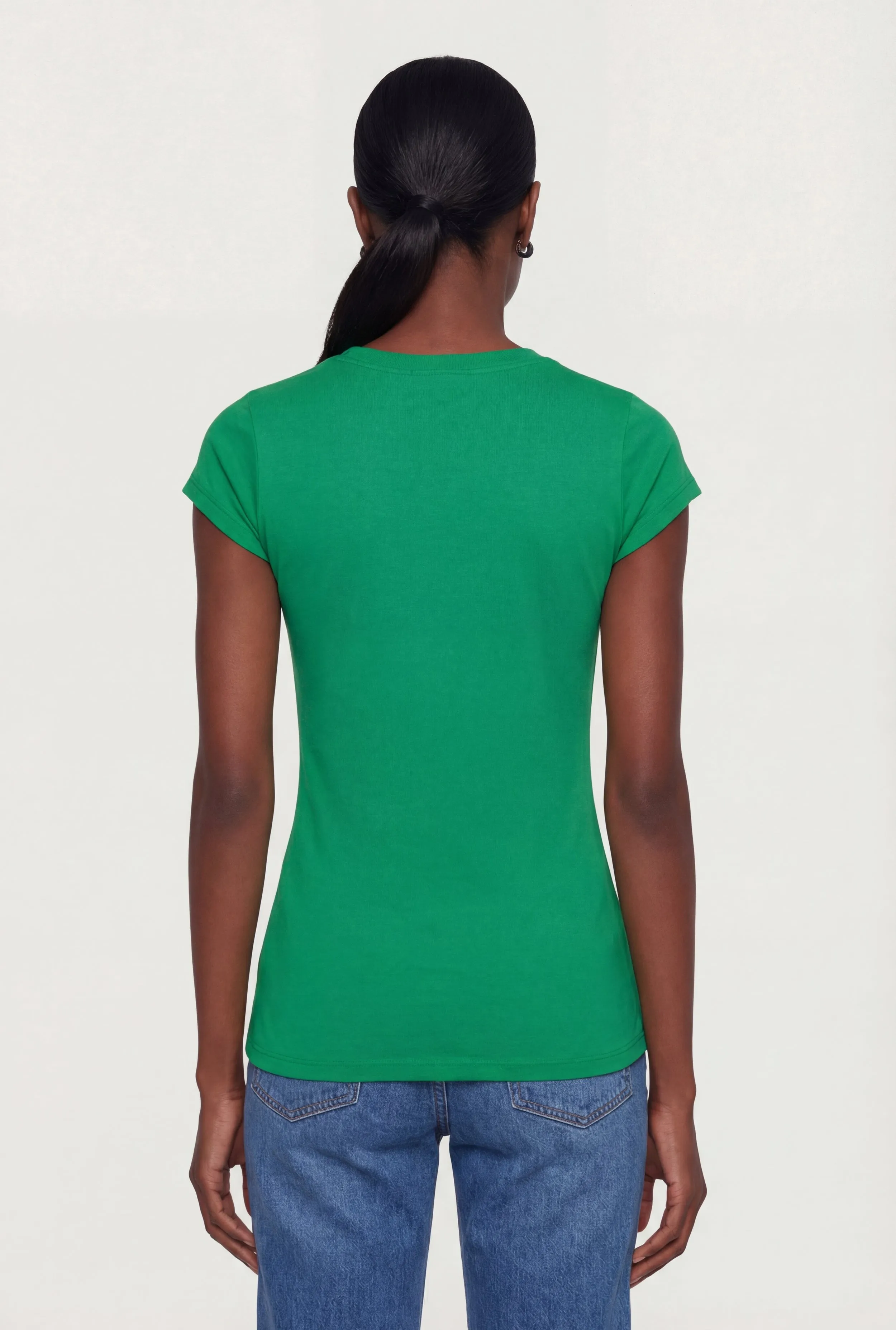 Basic Crew Neck Short Sleeve T-Shirt sold by Rainbow product image thumbnail 5