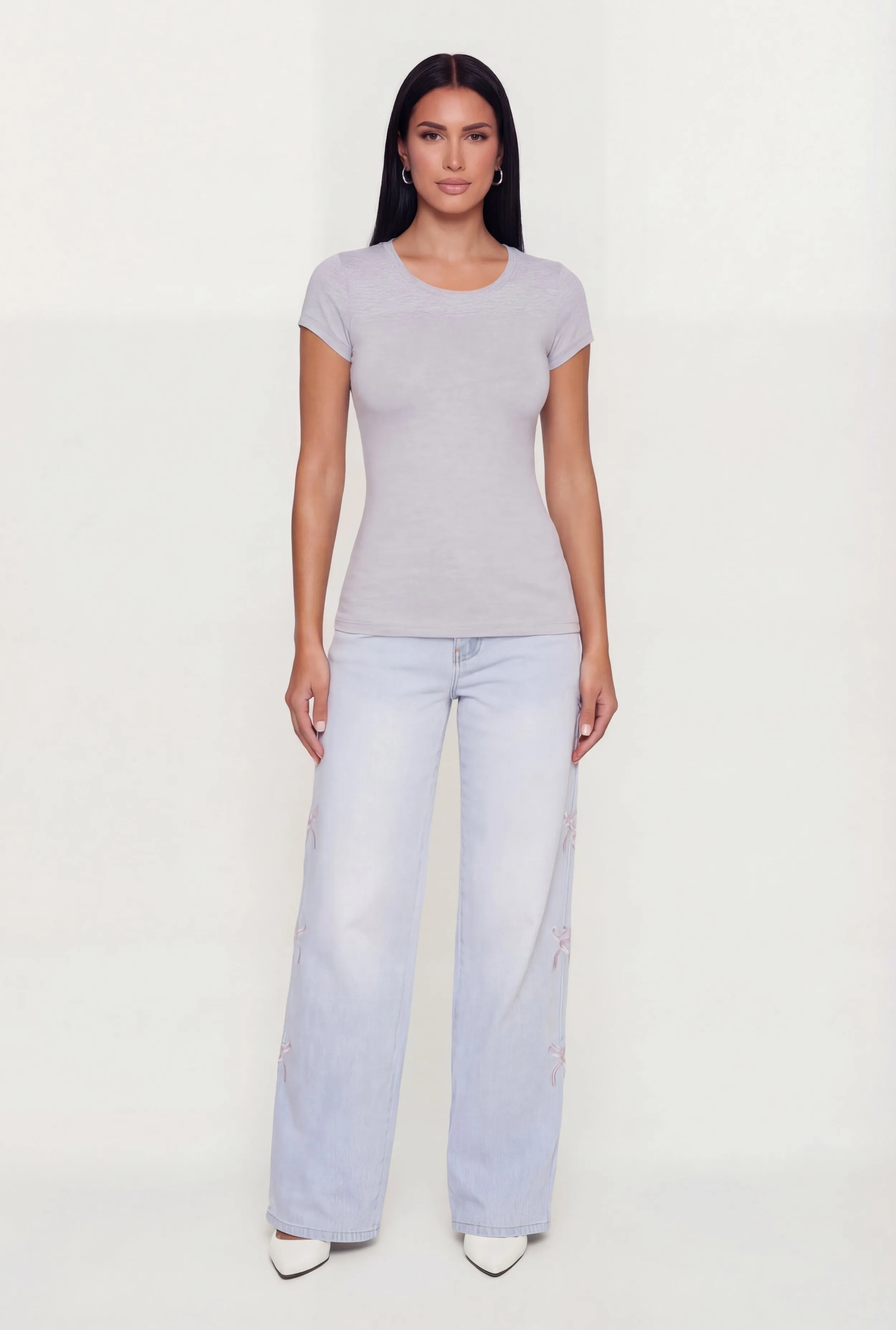 Basic Crew Neck Short Sleeve T-Shirt sold by Rainbow