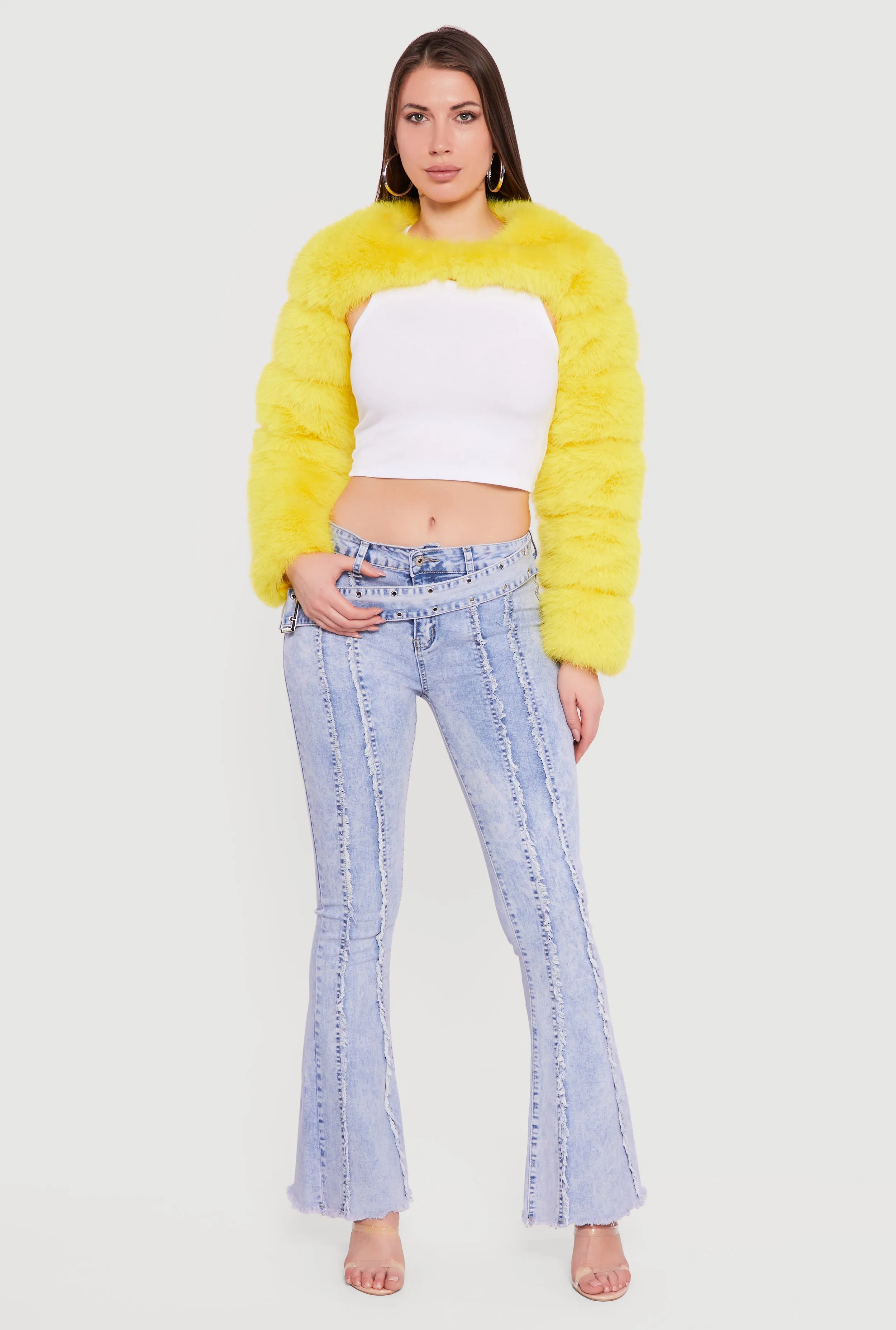 Faux Fur Bolero Jacket sold by Rainbow product image thumbnail 5