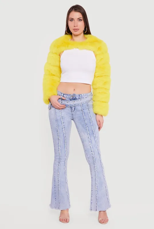 Faux Fur Bolero Jacket sold by Rainbow