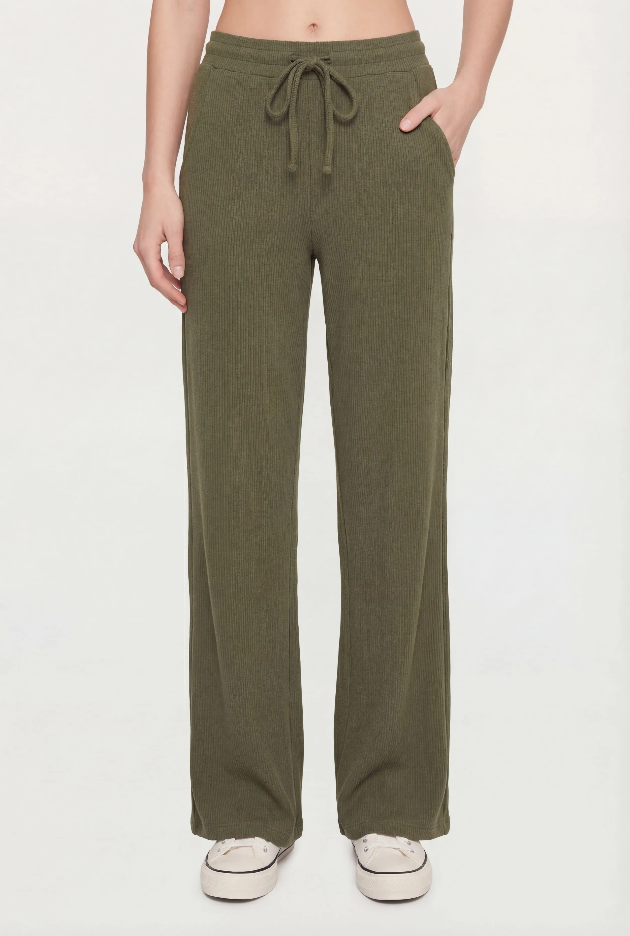 Waffle Knit Drawstring Waist Pants sold by Rainbow product image thumbnail 3