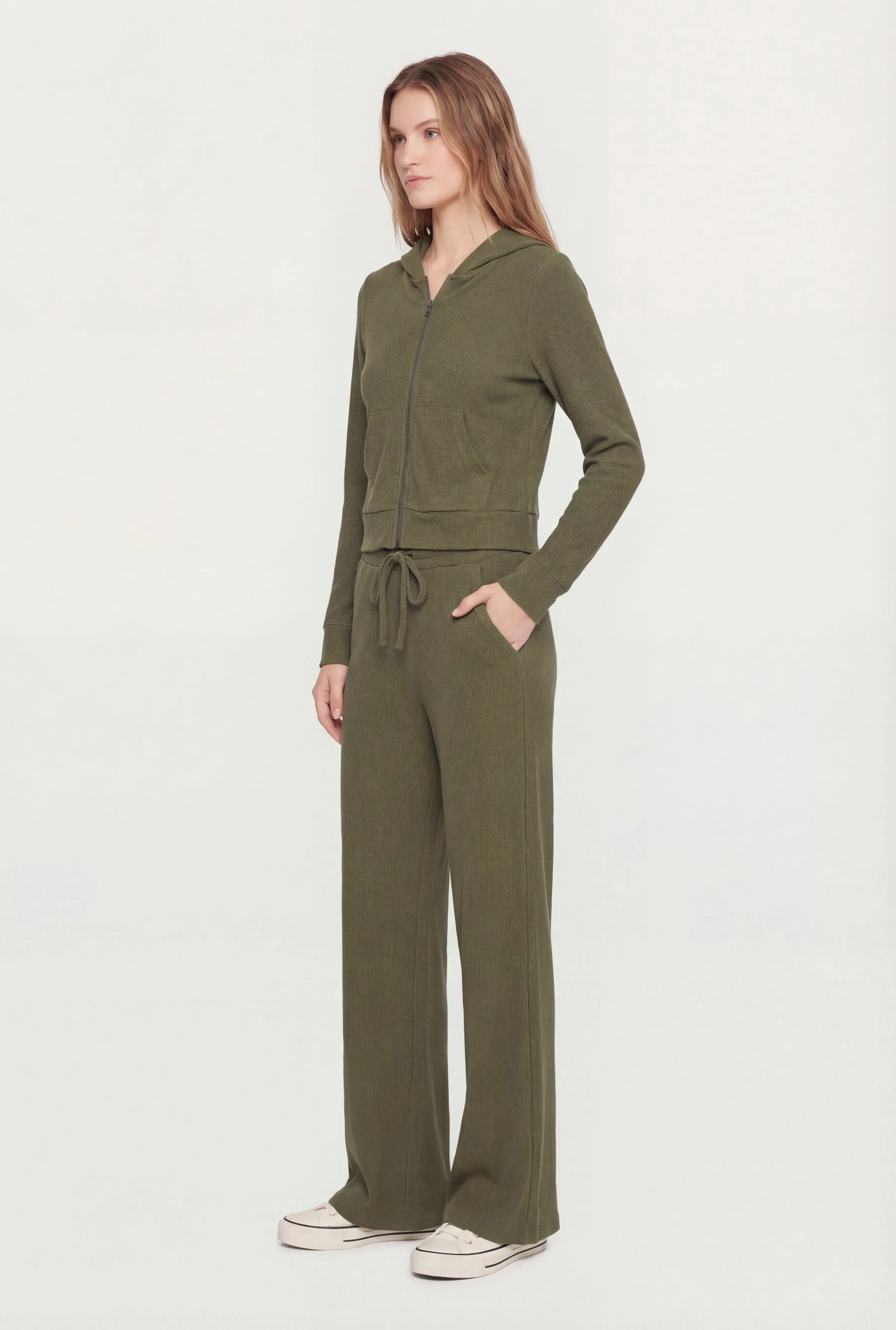 Waffle Knit Drawstring Waist Pants sold by Rainbow product image thumbnail 2