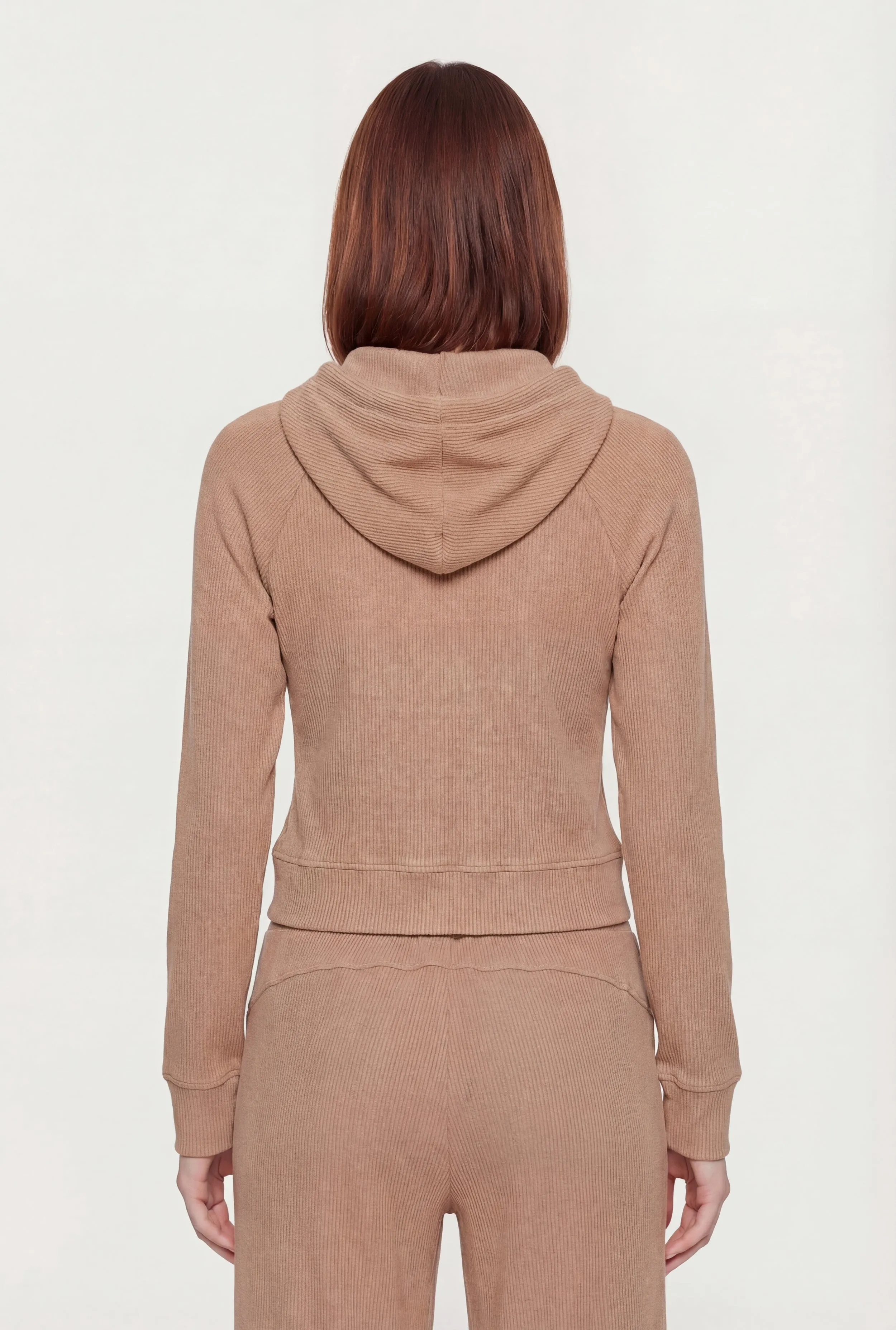 Long Sleeve Zip Front Hooded Sweatshirt sold by Rainbow product image thumbnail 5