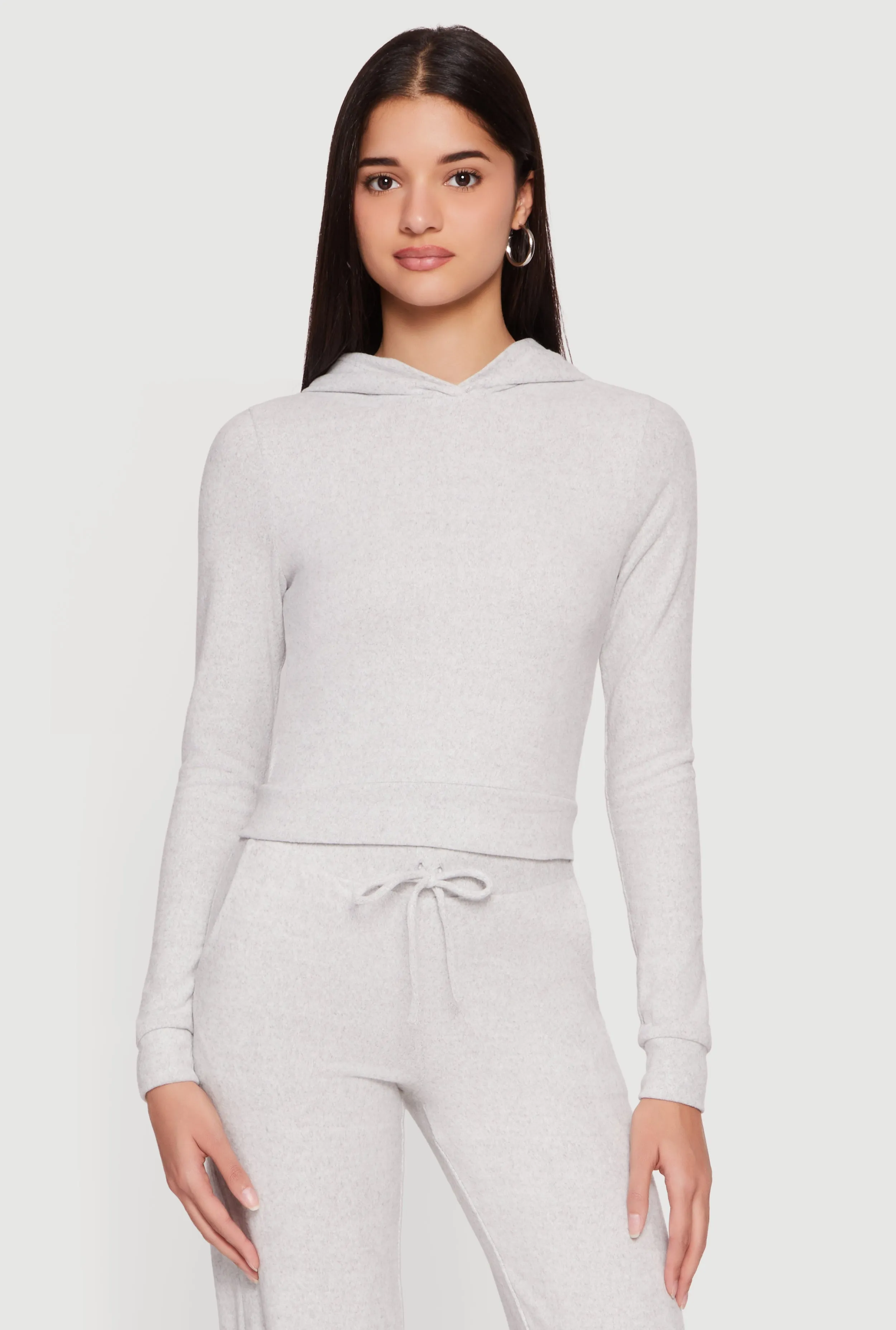 Brushed Knit Pullover Hoodie sold by Rainbow