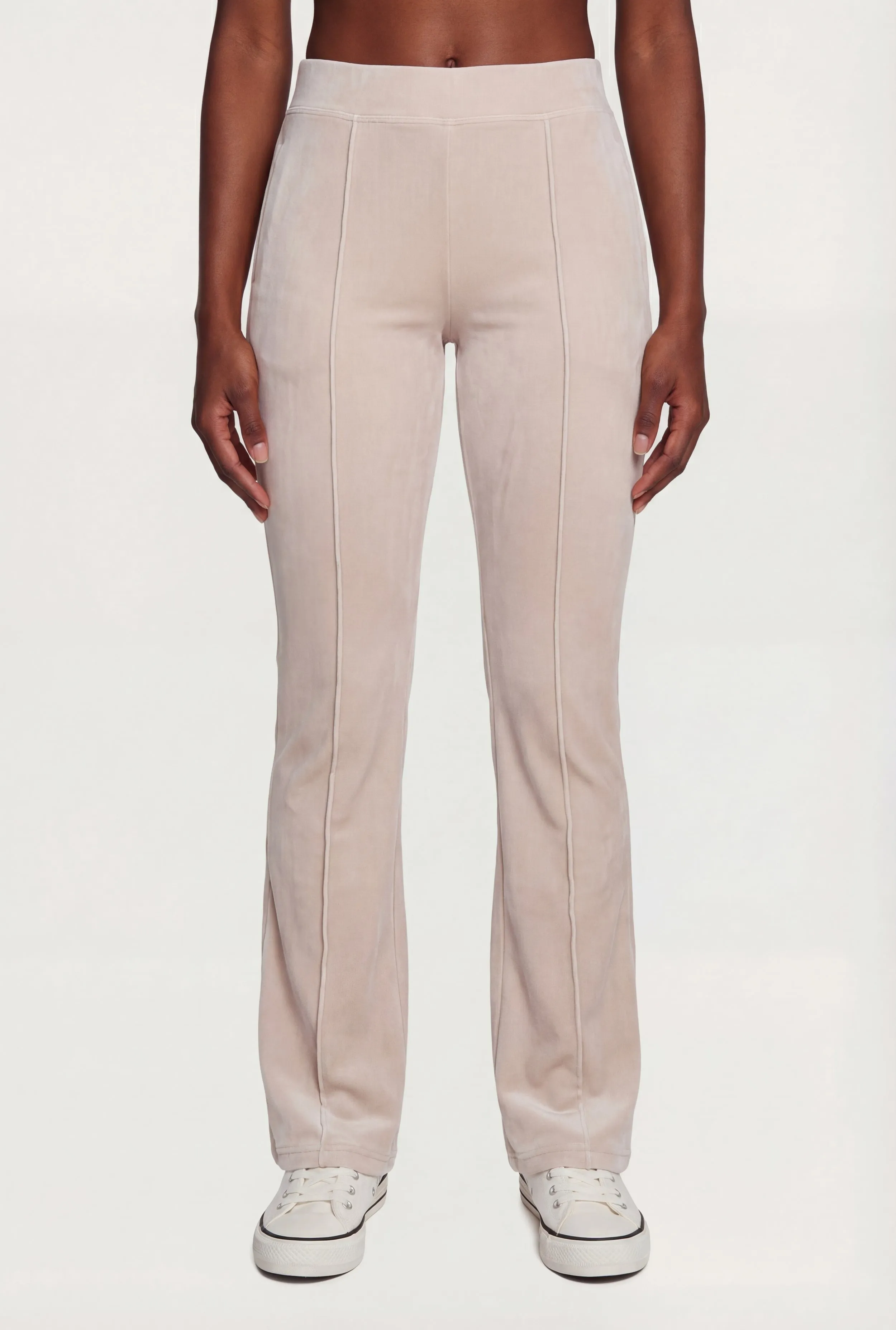 Velour Pintuck Flare Leg Pants sold by Rainbow product image thumbnail 3