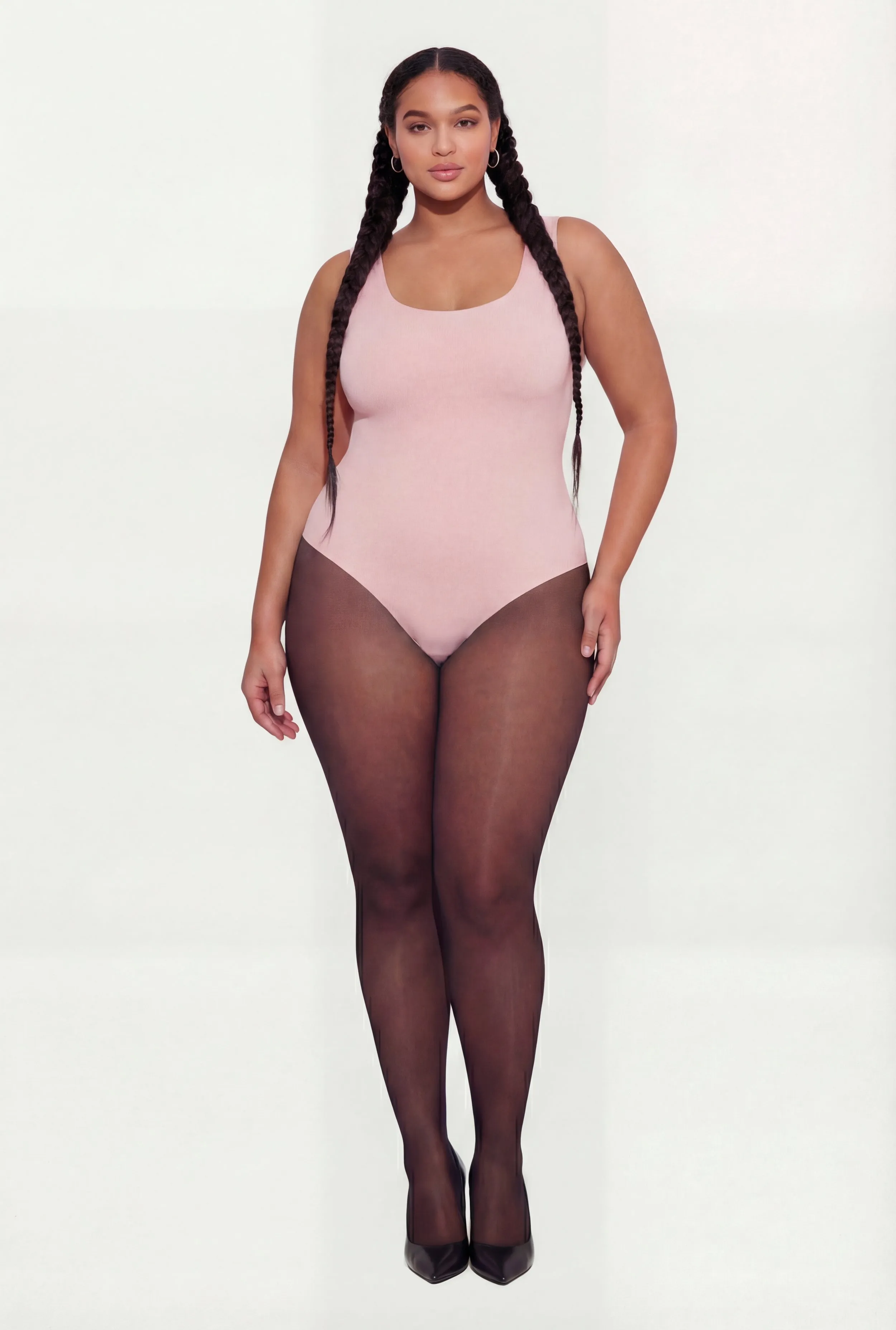 Plus Size Sleeveless Bodysuit sold by Rainbow product image thumbnail 2