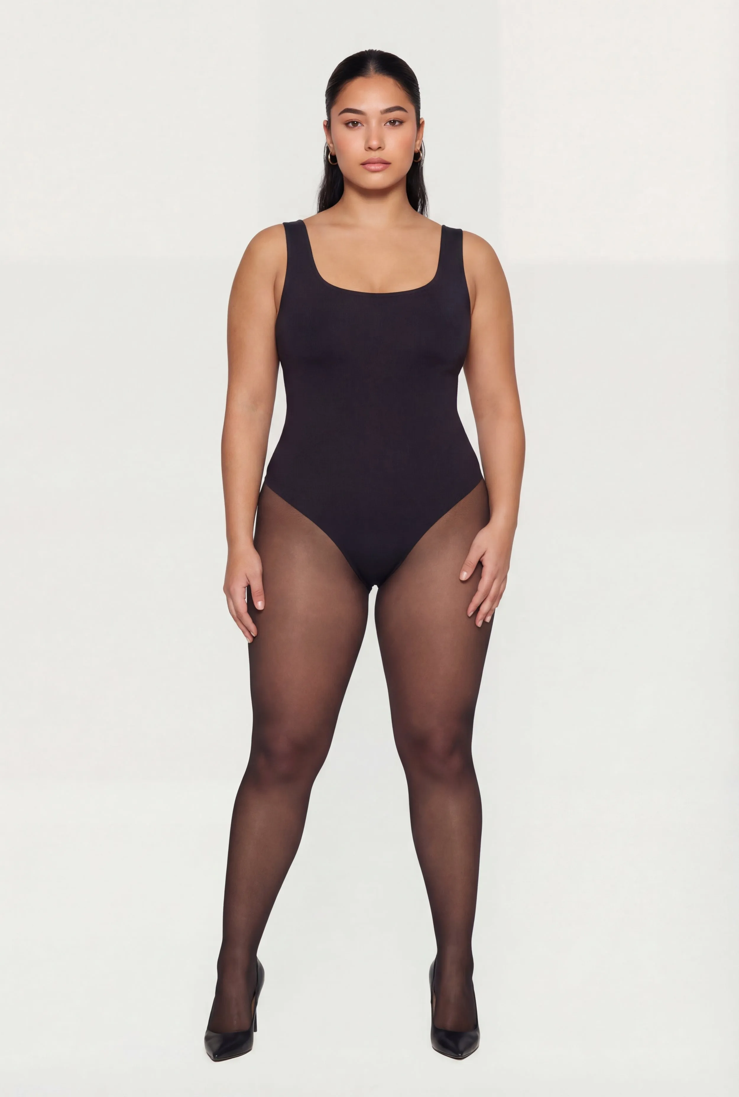 Plus Size Sleeveless Bodysuit sold by Rainbow product image thumbnail 3