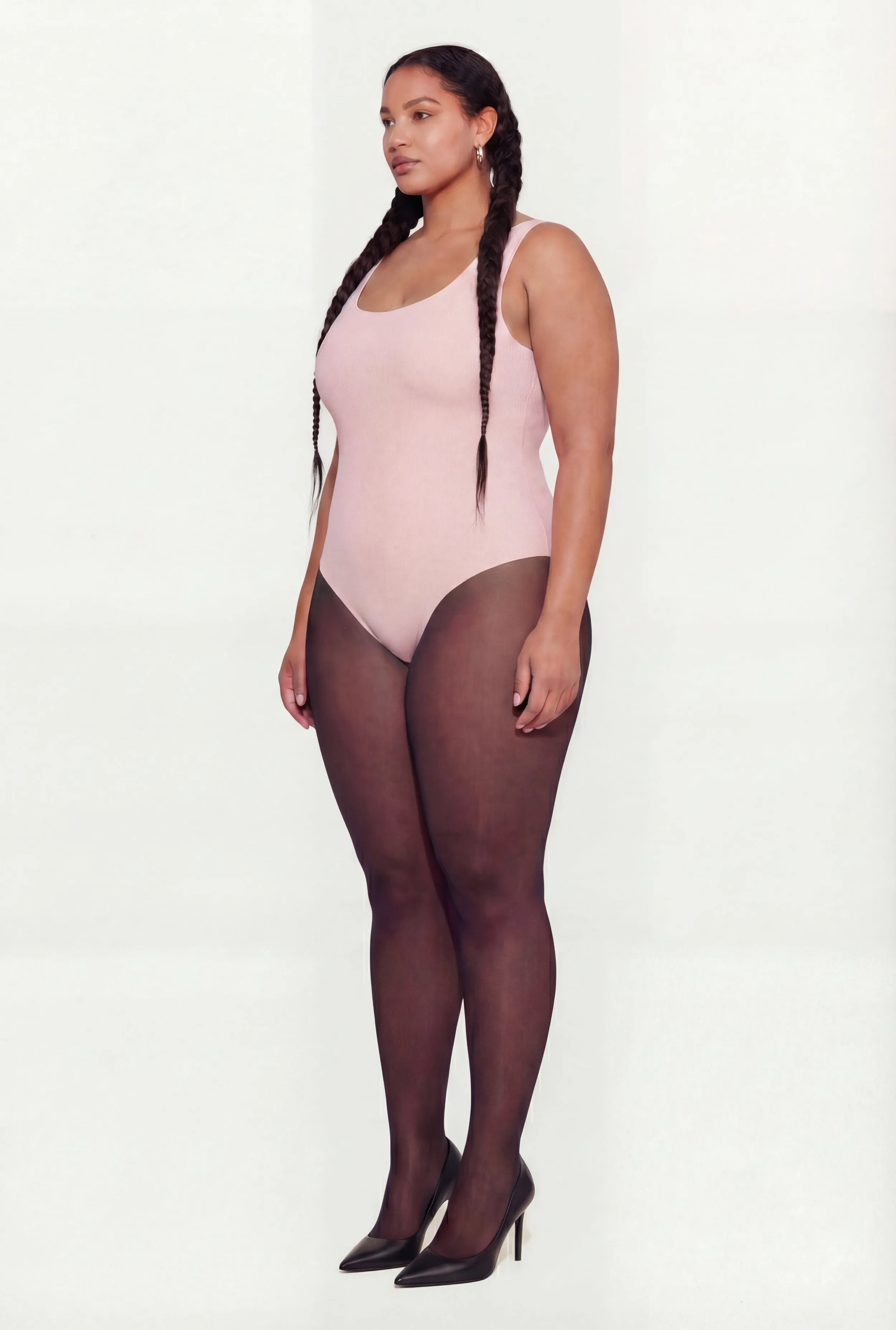 Plus Size Sleeveless Bodysuit sold by Rainbow product image thumbnail 3
