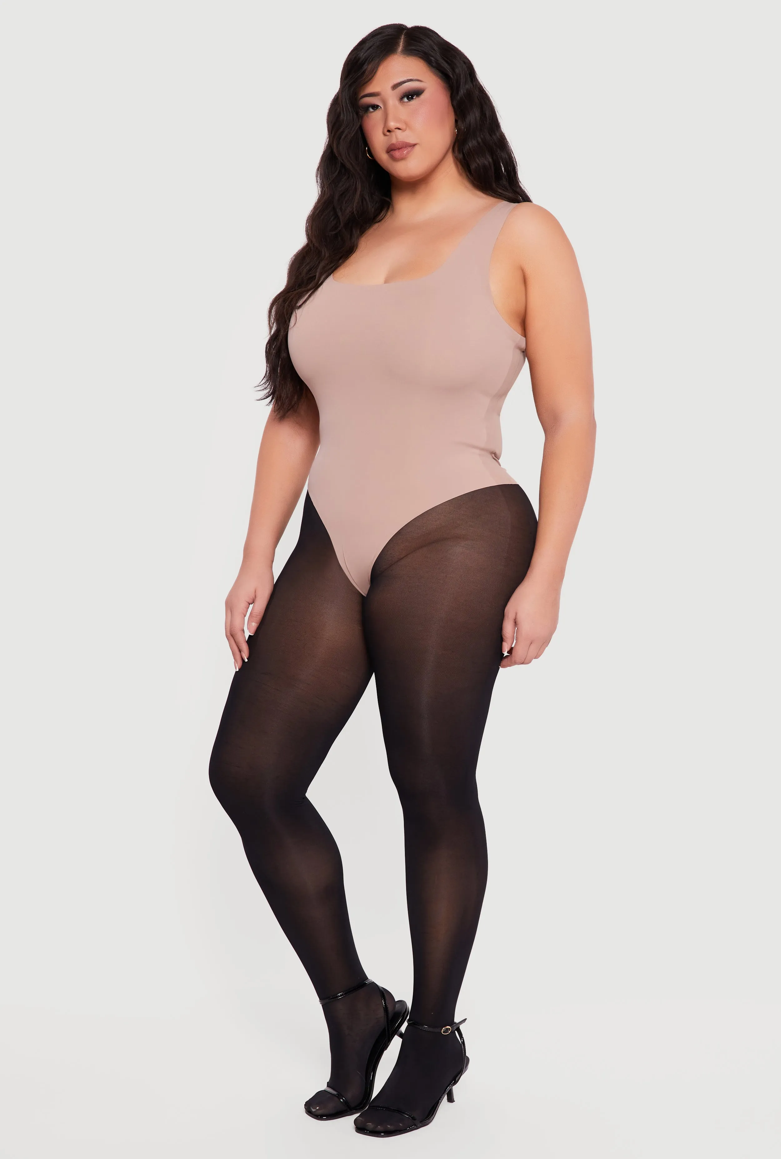 Plus Size Sleeveless Bodysuit sold by Rainbow product image thumbnail 3