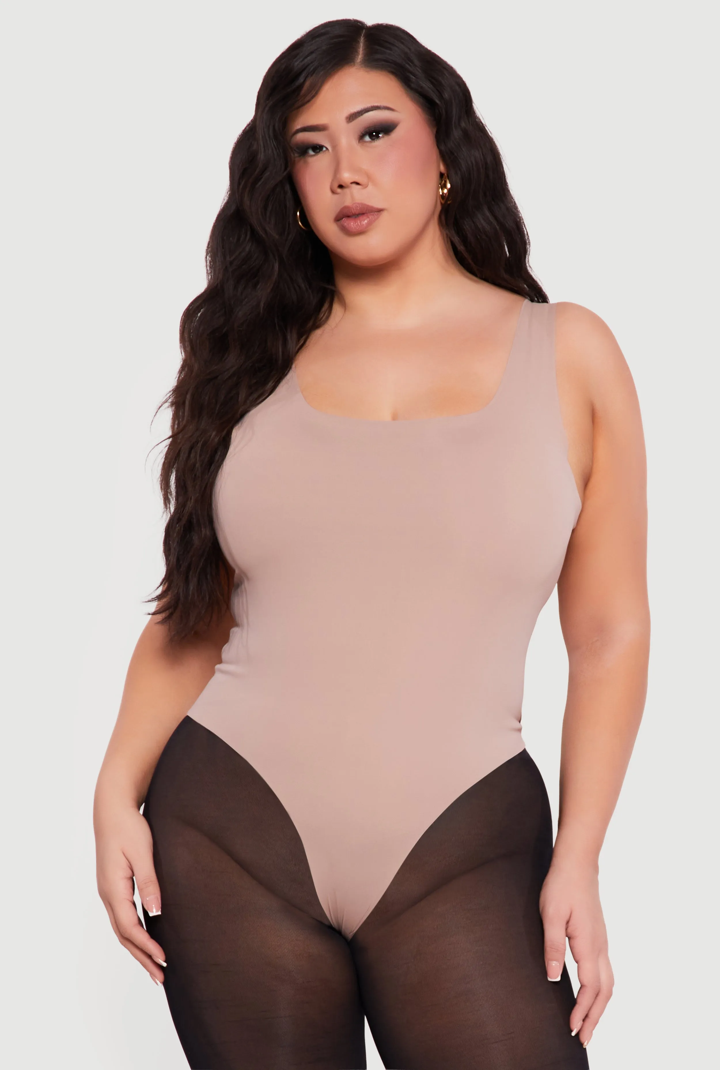 Plus Size Sleeveless Bodysuit sold by Rainbow product image thumbnail 2