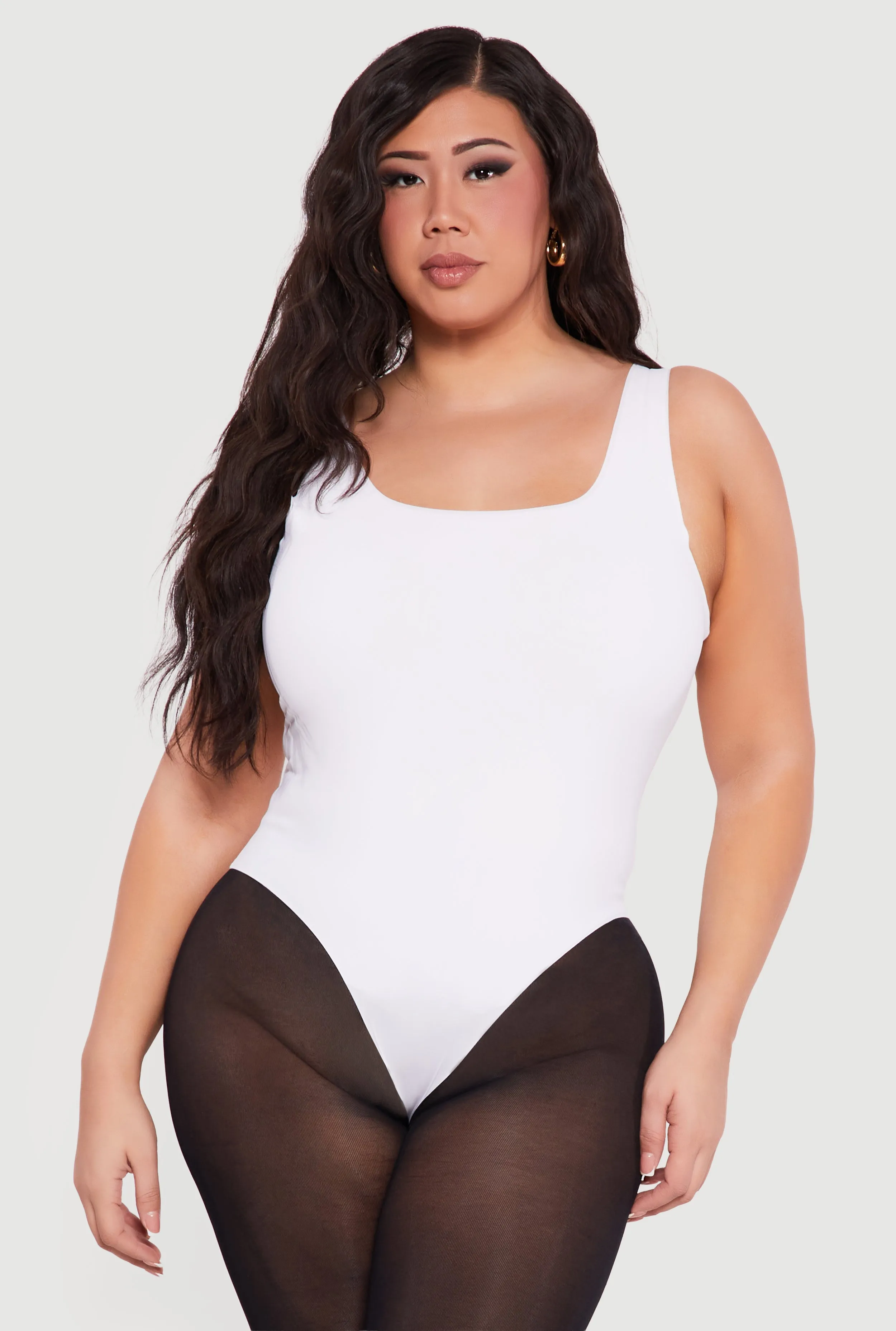 Plus Size Sleeveless Bodysuit sold by Rainbow product image thumbnail 2