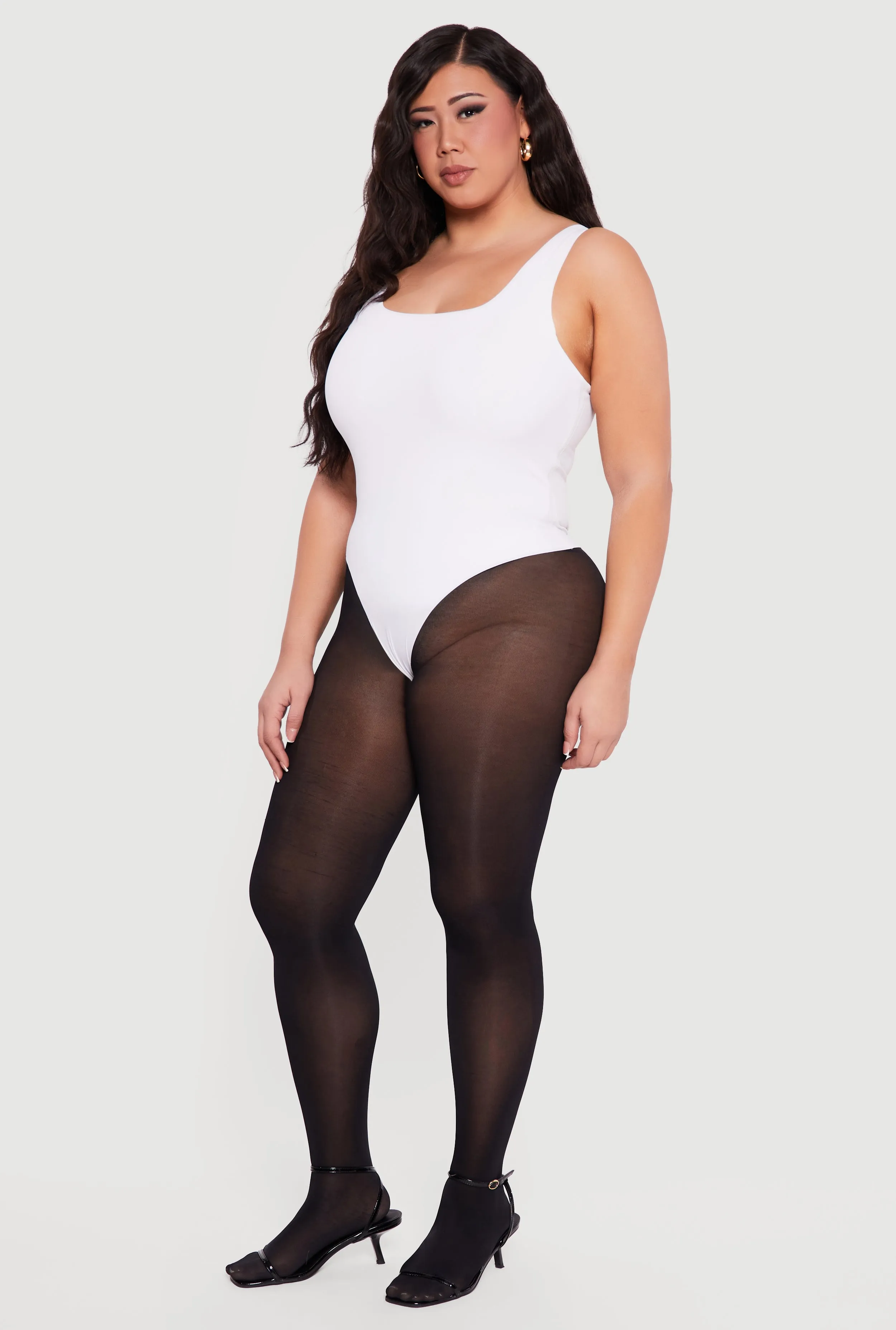 Plus Size Sleeveless Bodysuit sold by Rainbow product image thumbnail 3