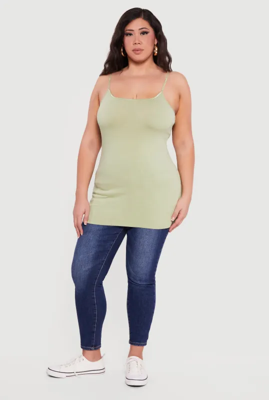 Plus Size Scoop Neck Cami sold by Rainbow