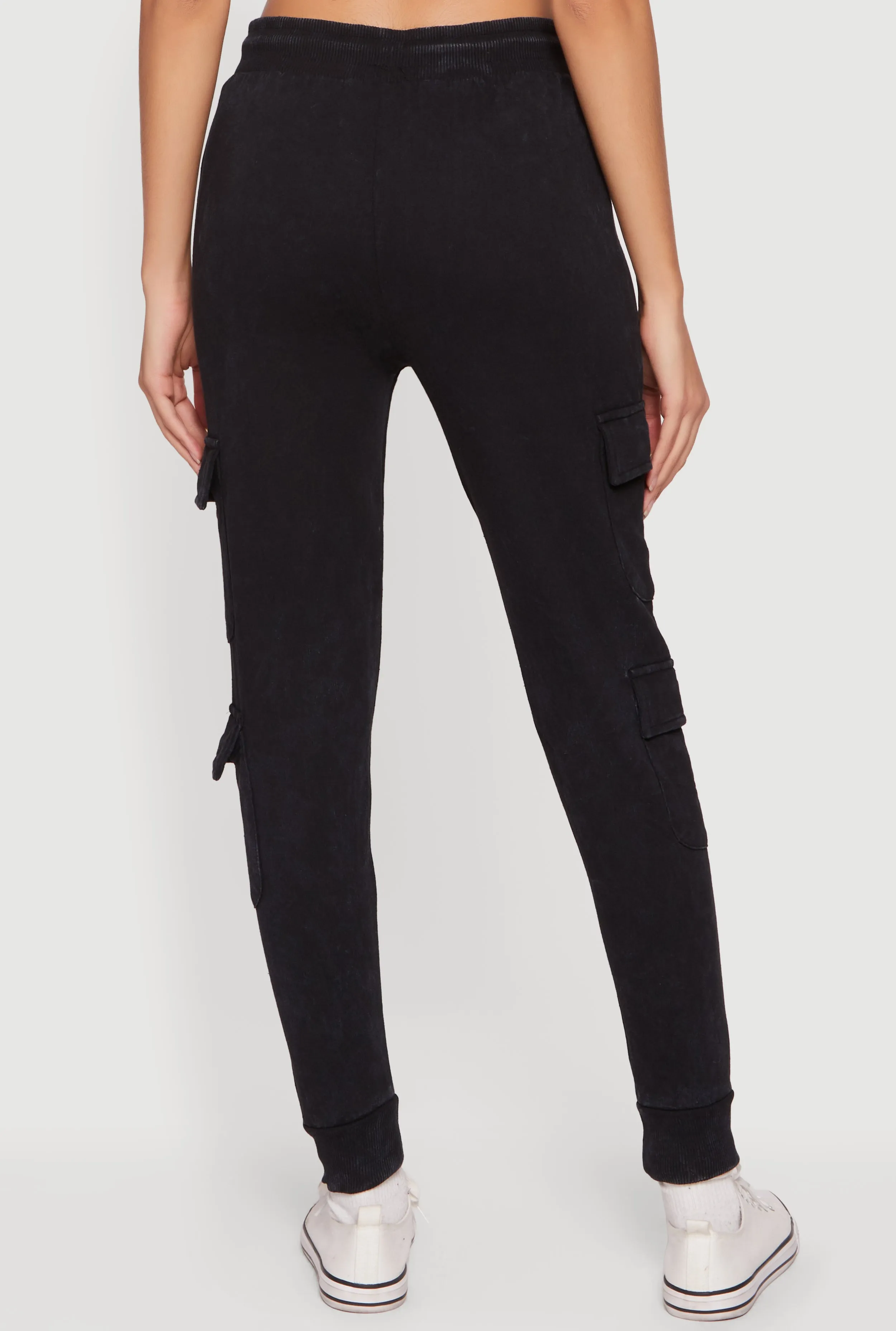 Drawstring Waist Fleece Lined Cargo Joggers sold by Rainbow product image thumbnail 5